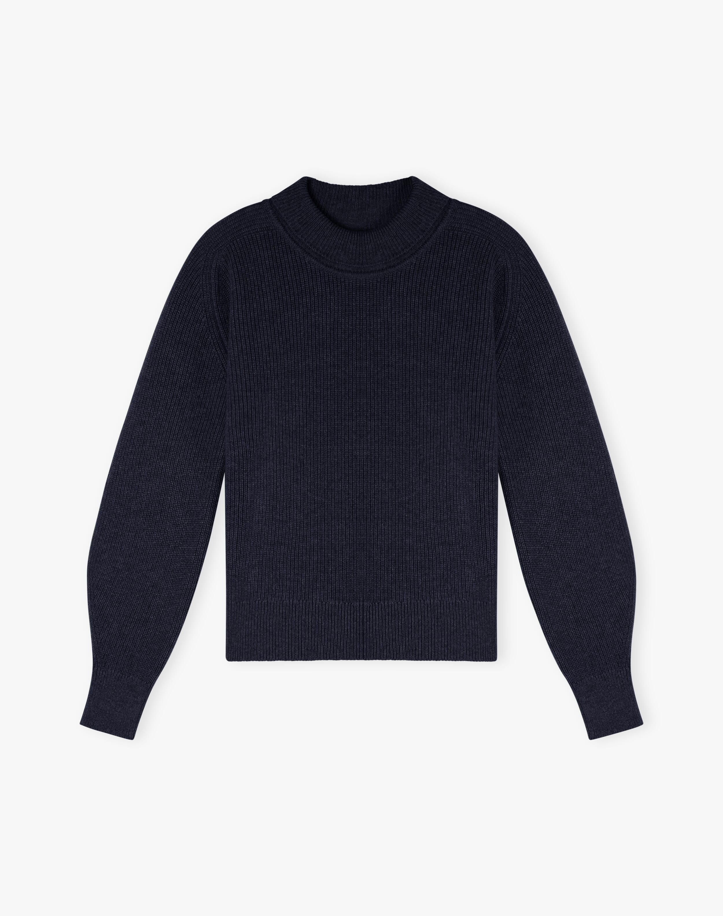 Cashmere Ribbed Week End Polo Neck