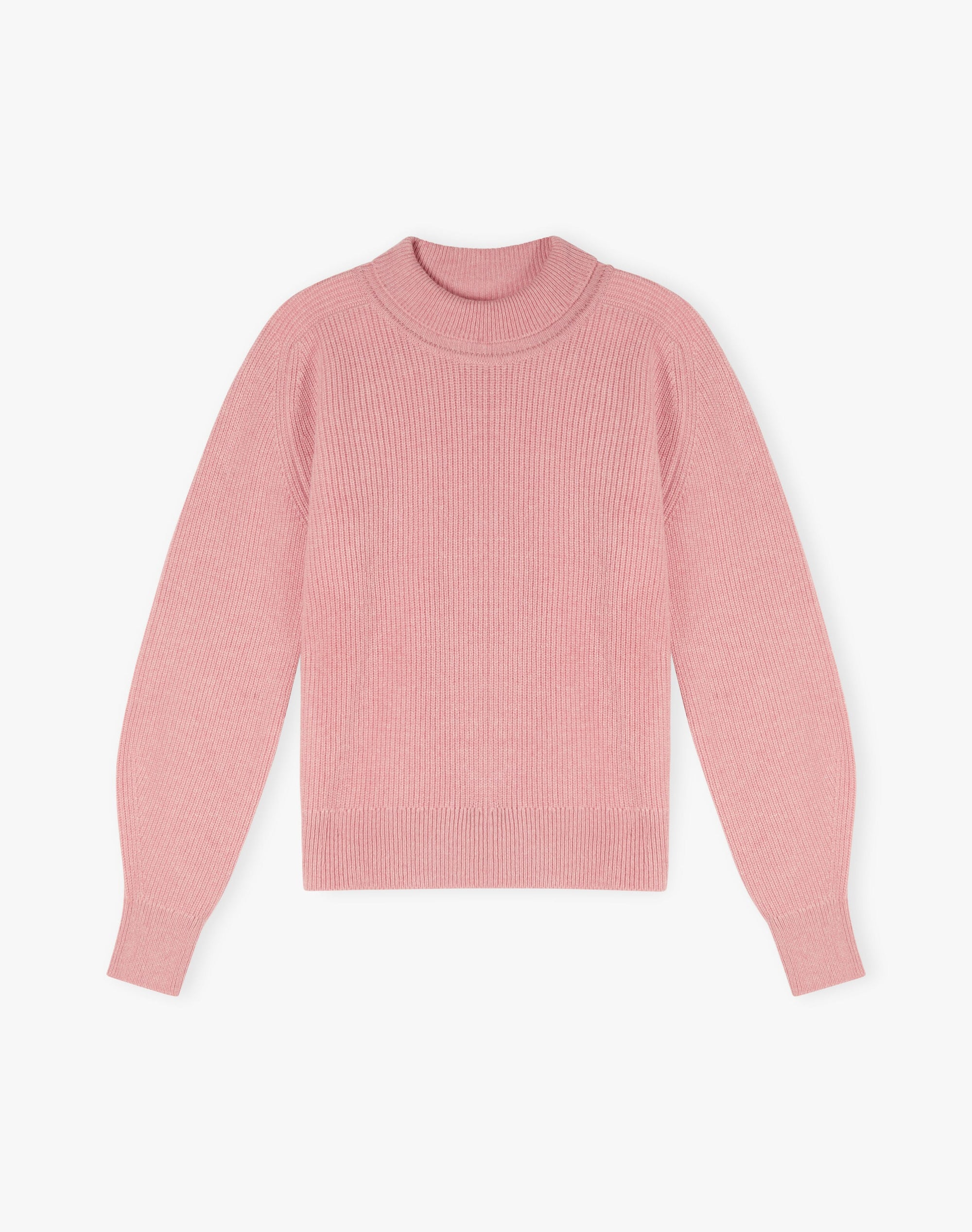 Cashmere Ribbed Week End Polo Neck