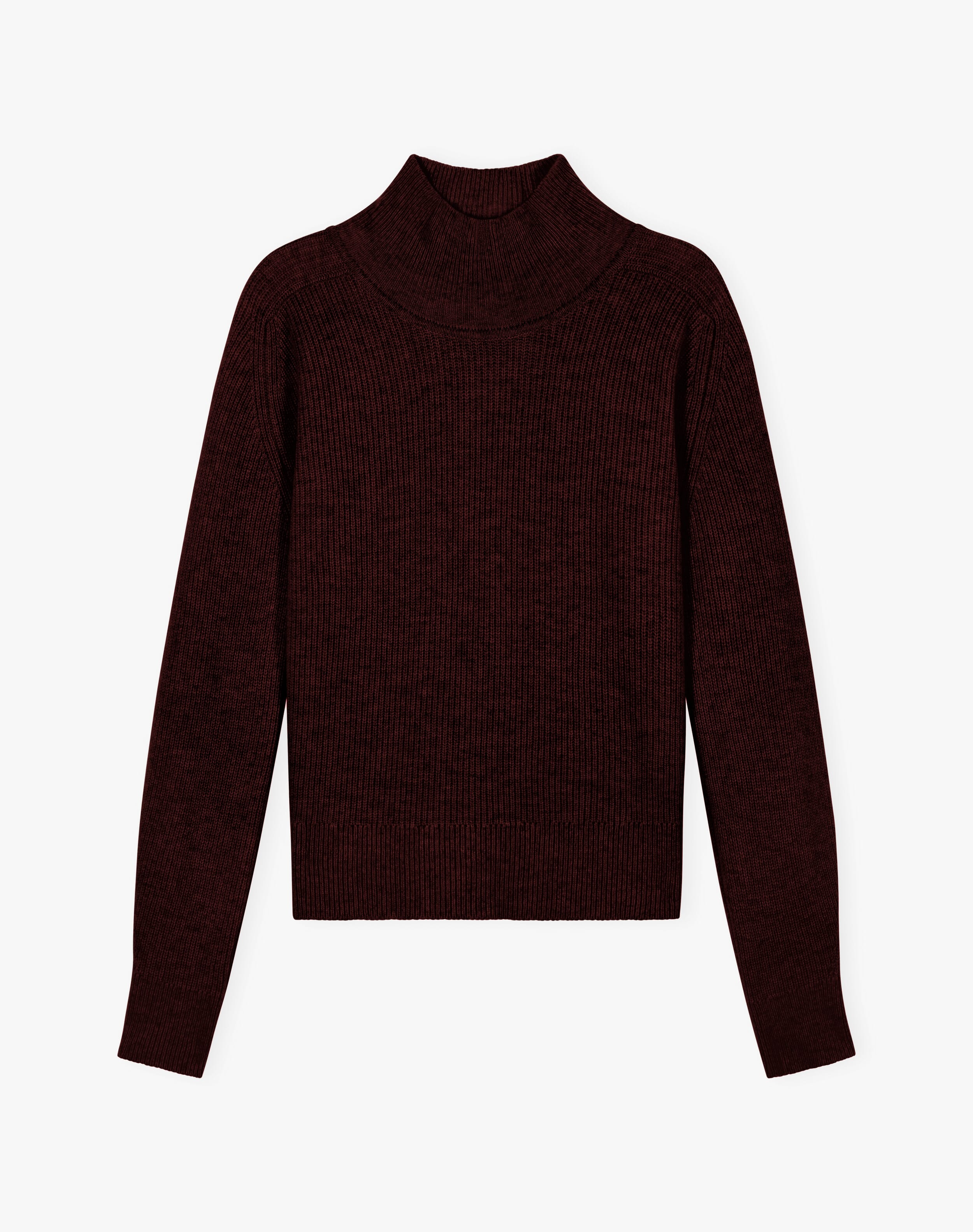 Cashmere Ribbed Week End Polo Neck
