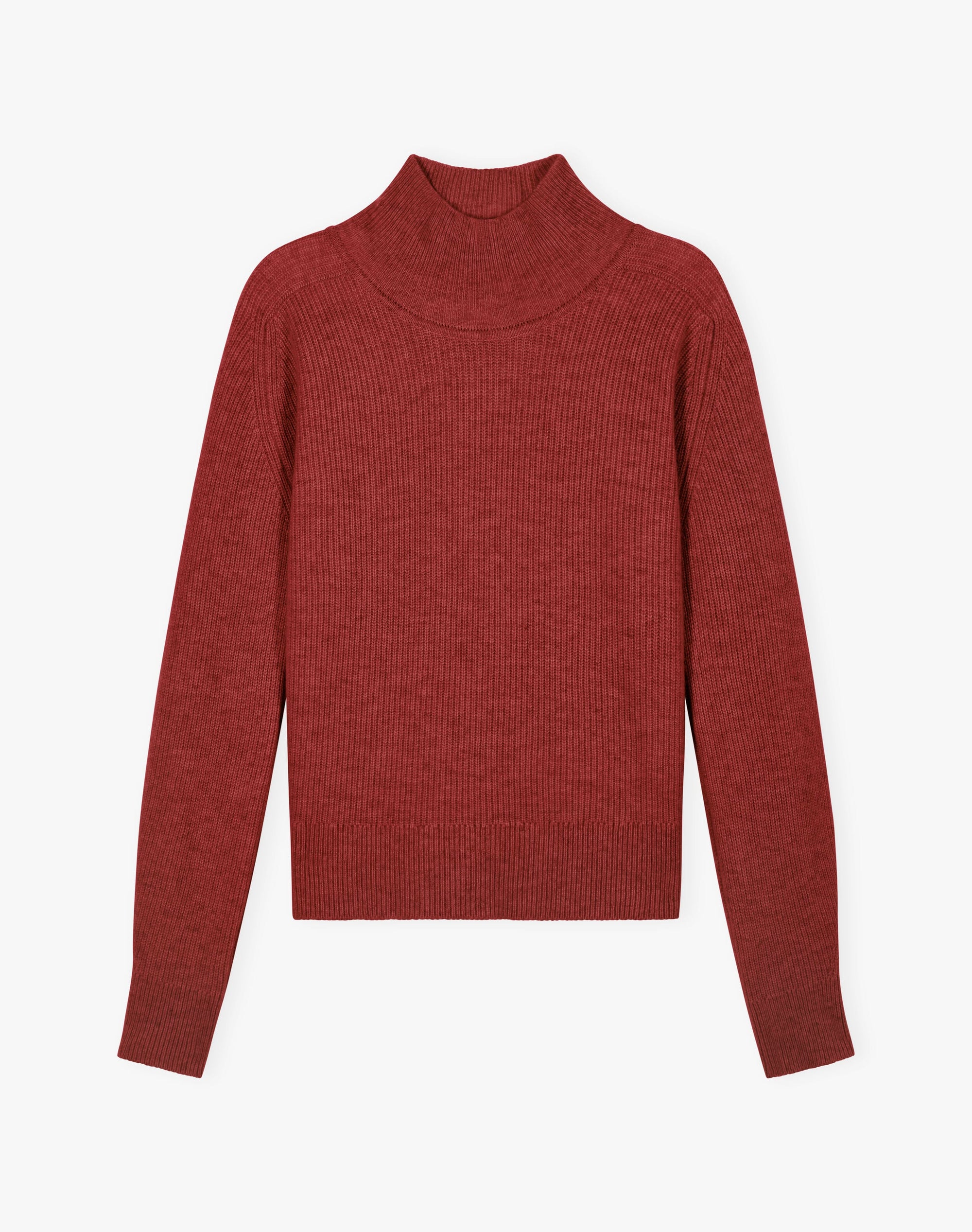 Cashmere Ribbed Week End Polo Neck