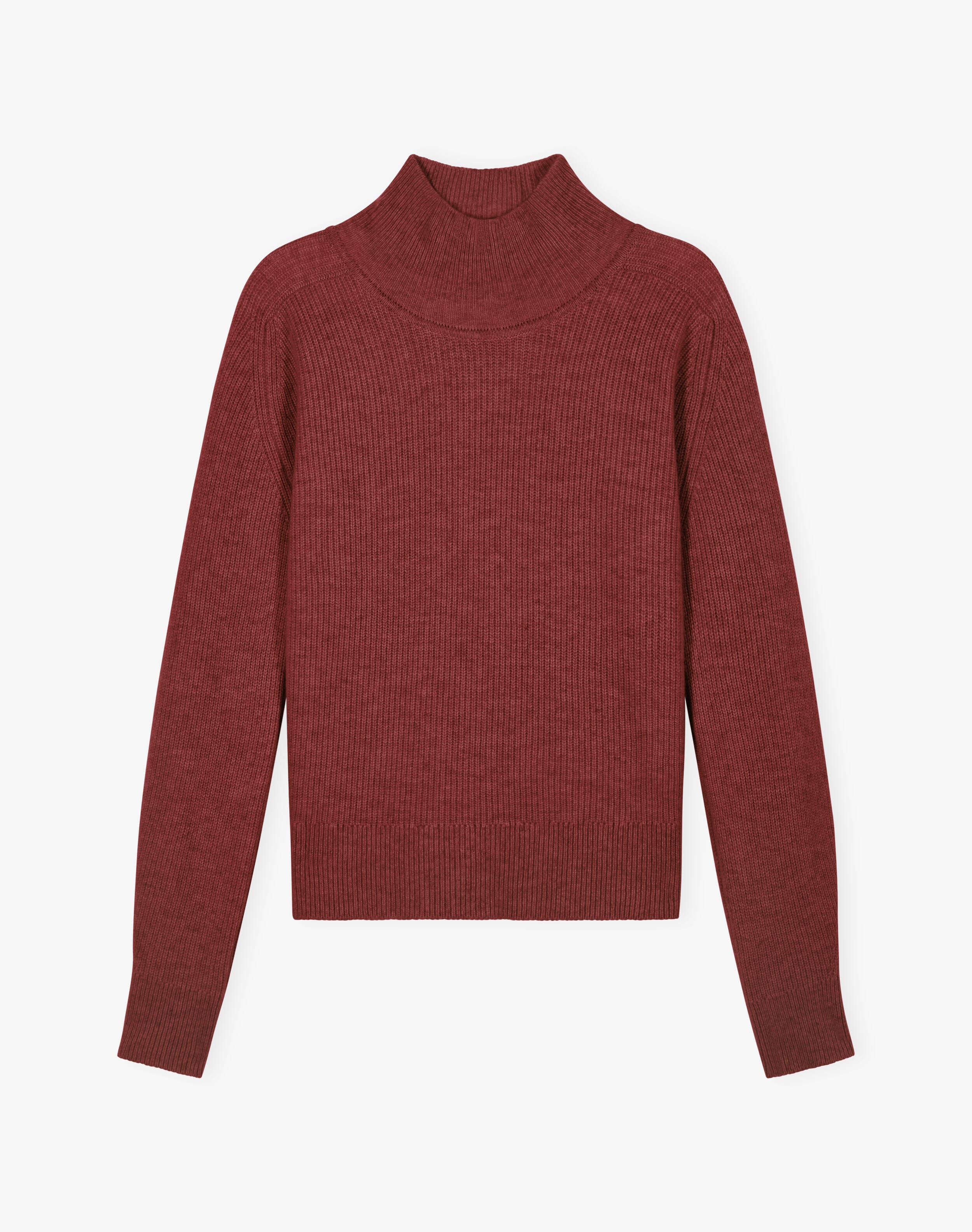 Cashmere Ribbed Week End Polo Neck