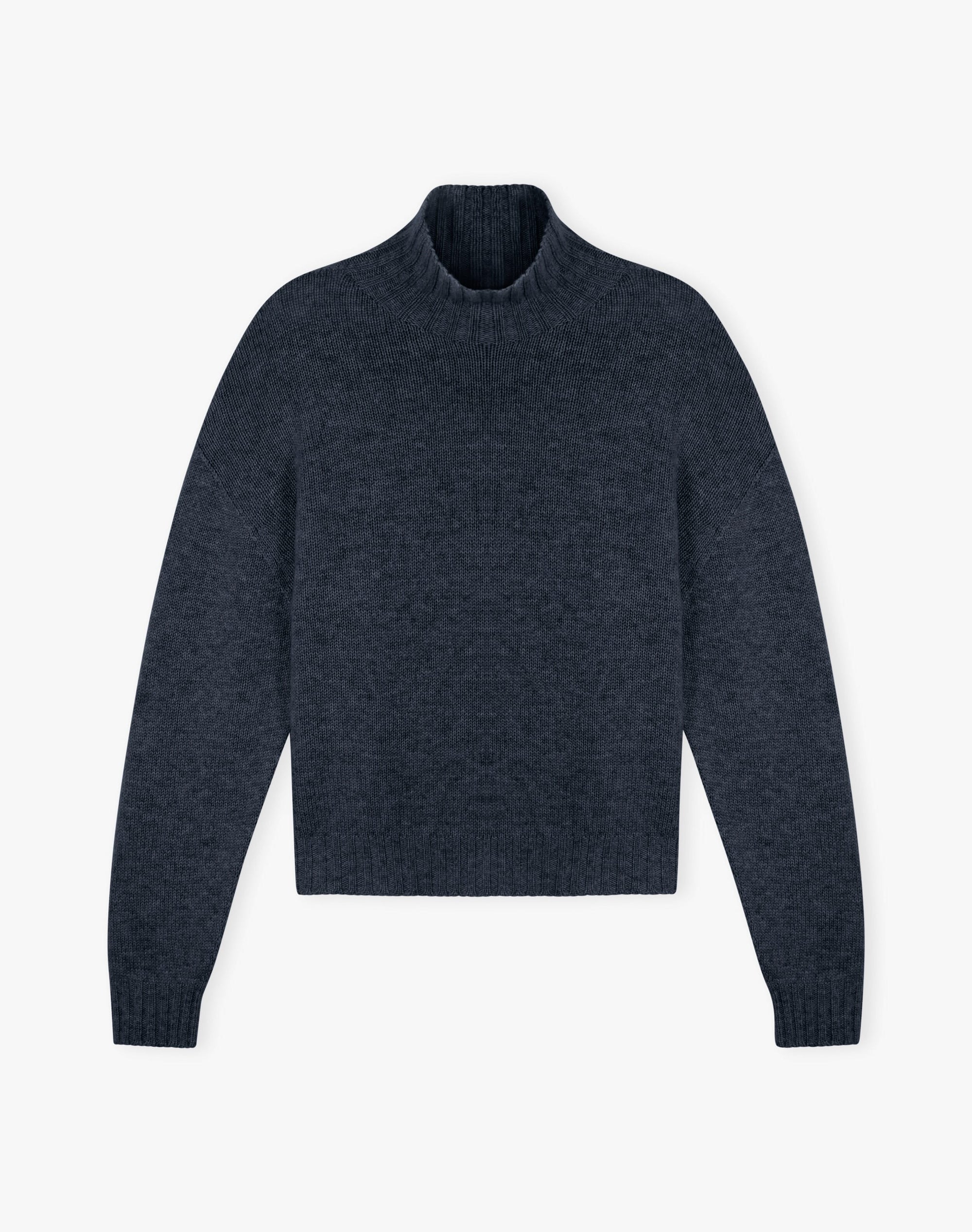 Cashmere Luxe Knit Polo Neck