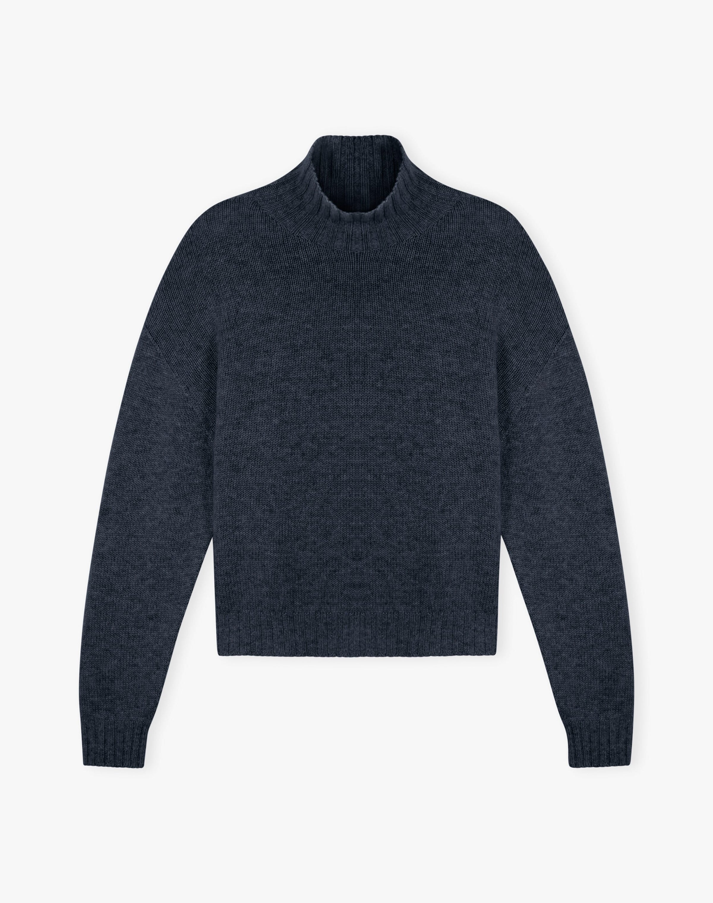 Cashmere Luxe Knit Polo Neck