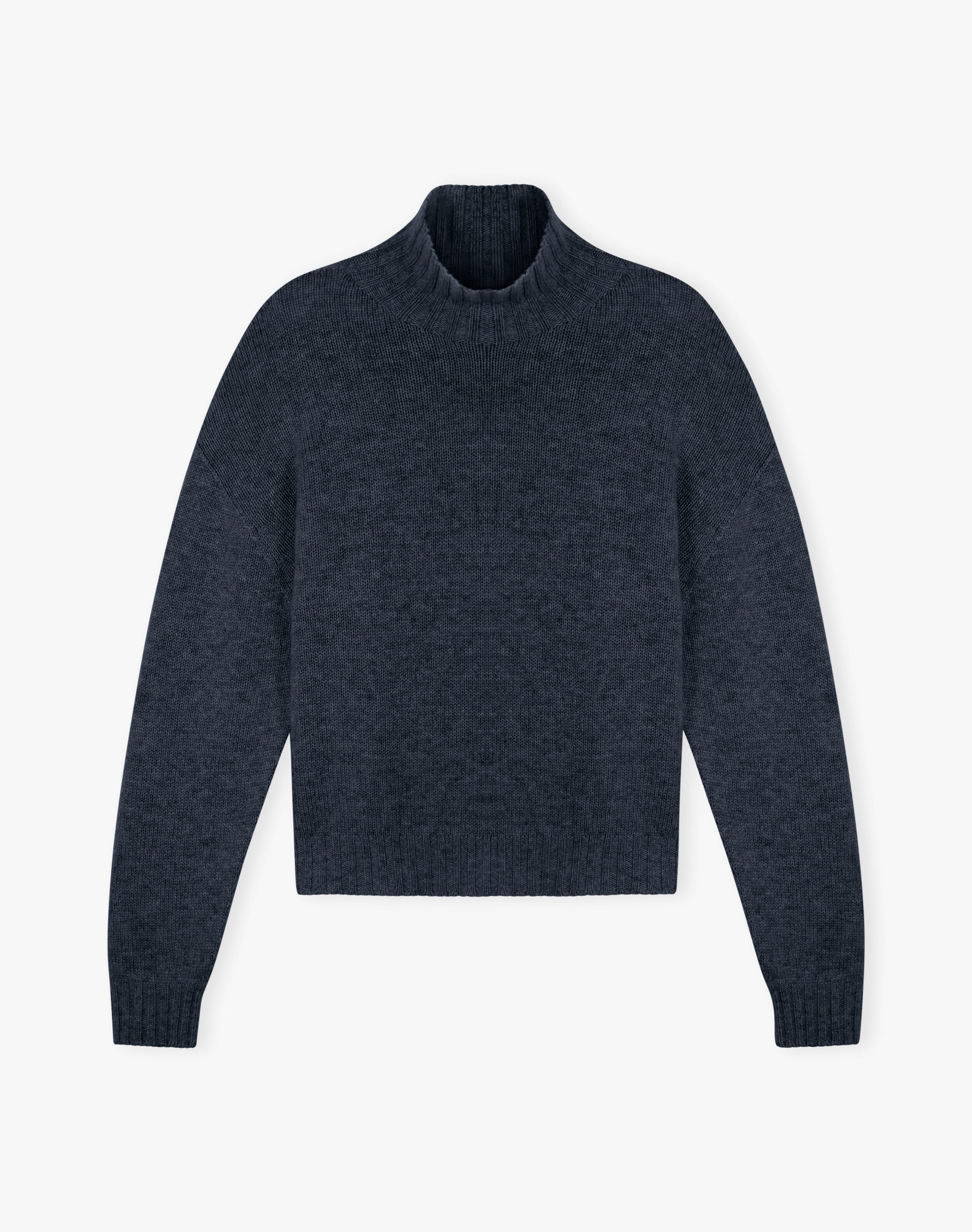 Cashmere Luxe Knit Polo Neck