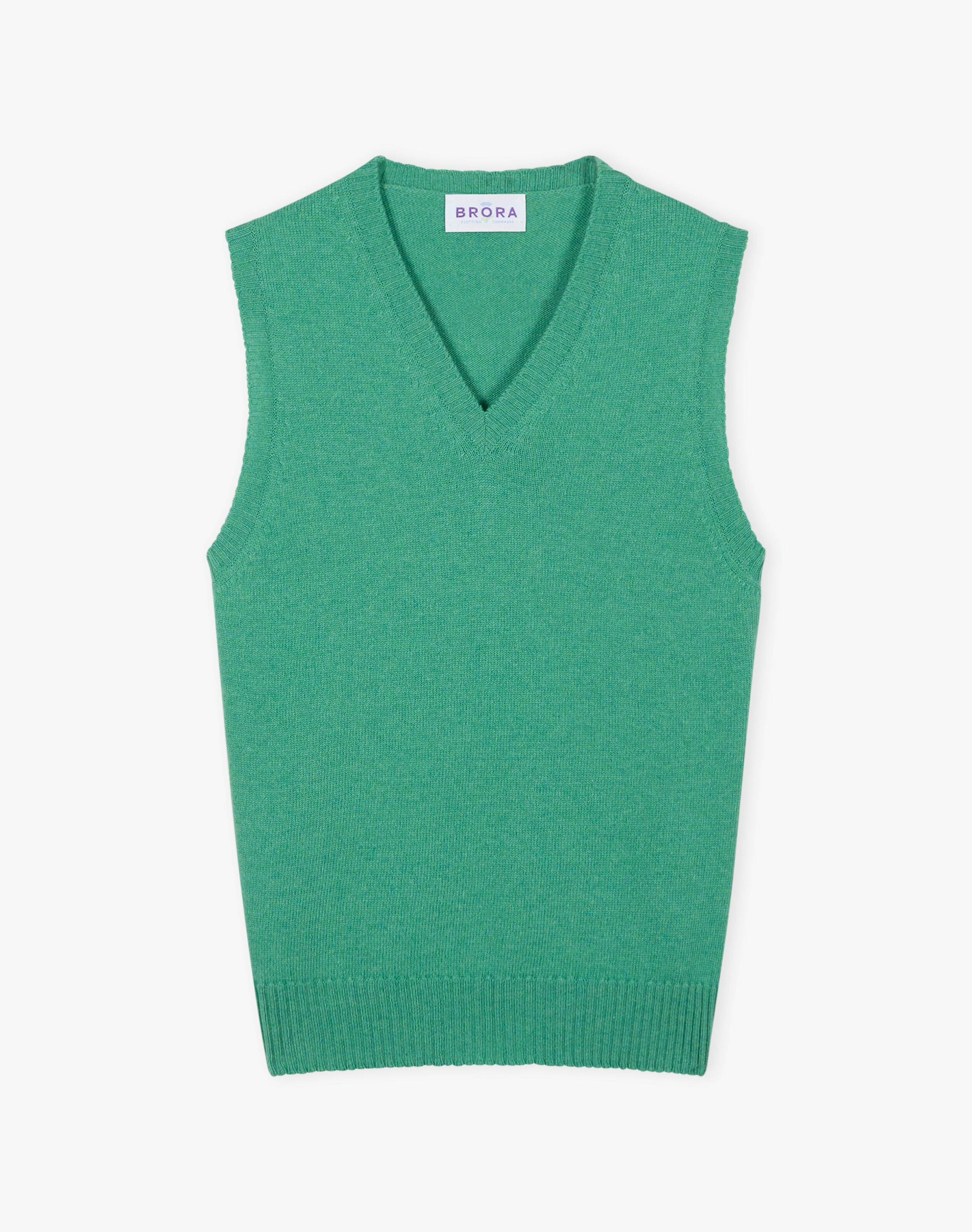Cashmere V Neck Tank