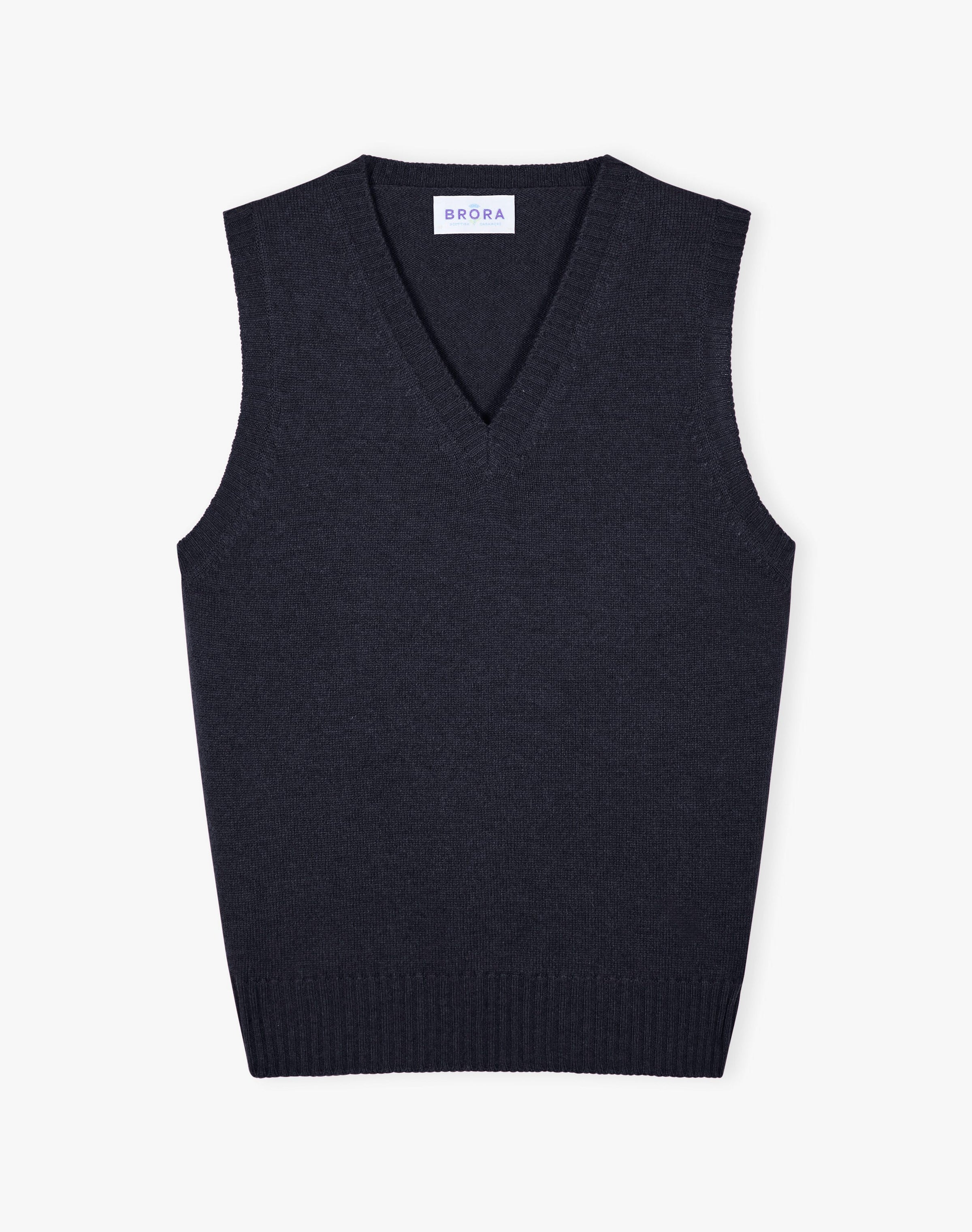 Cashmere V Neck Tank