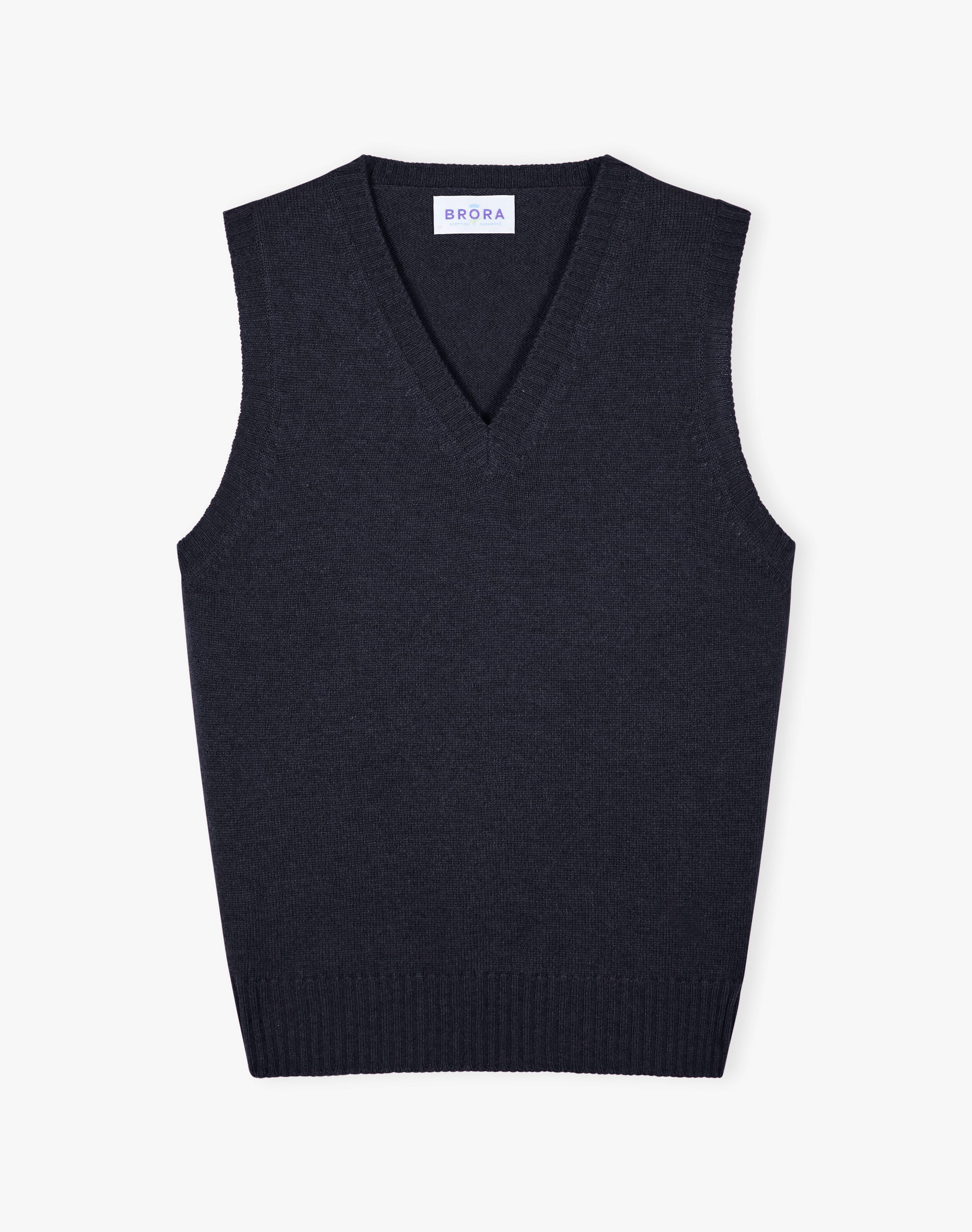 Cashmere V Neck Tank
