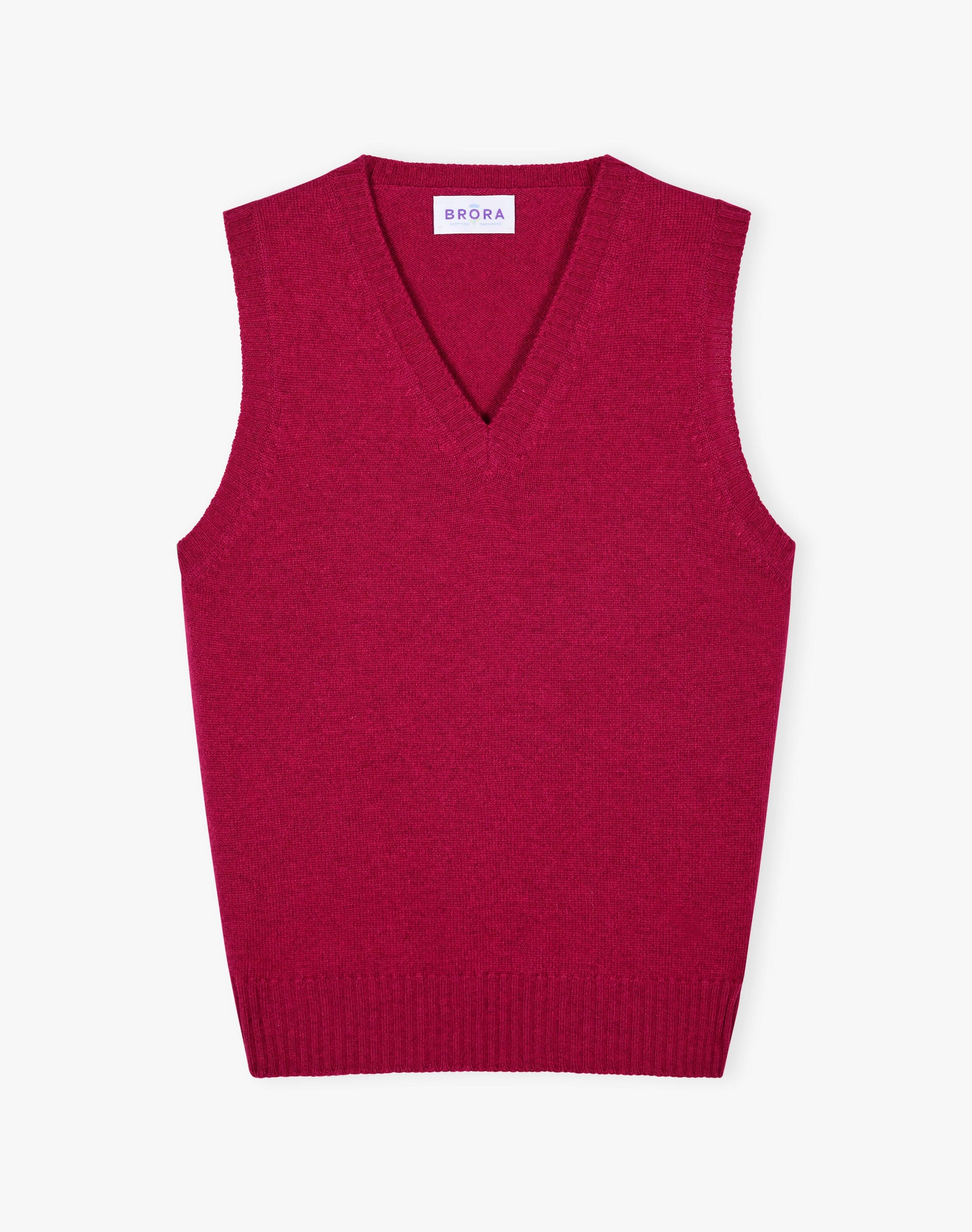 Cashmere V Neck Tank