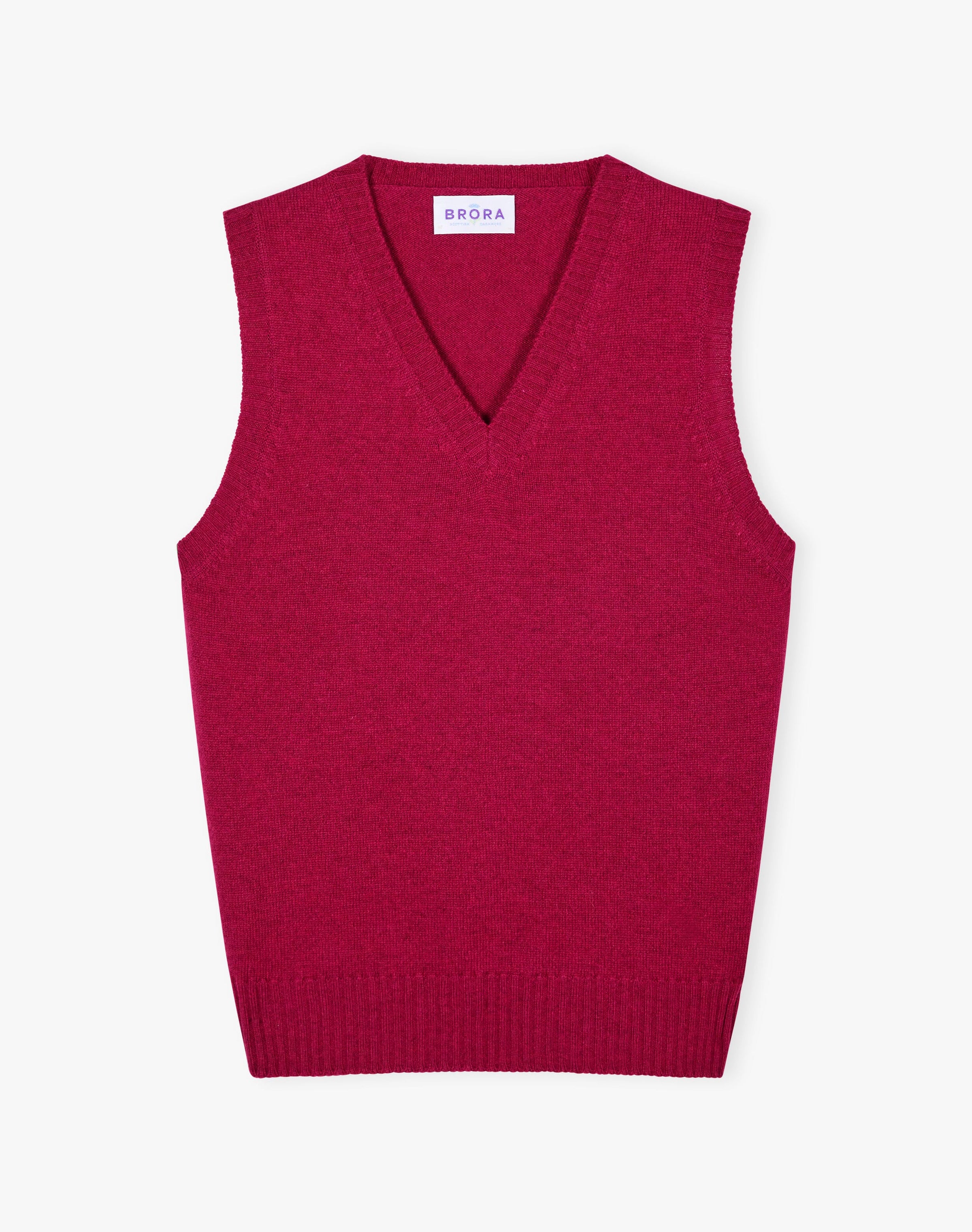 Cashmere V Neck Tank