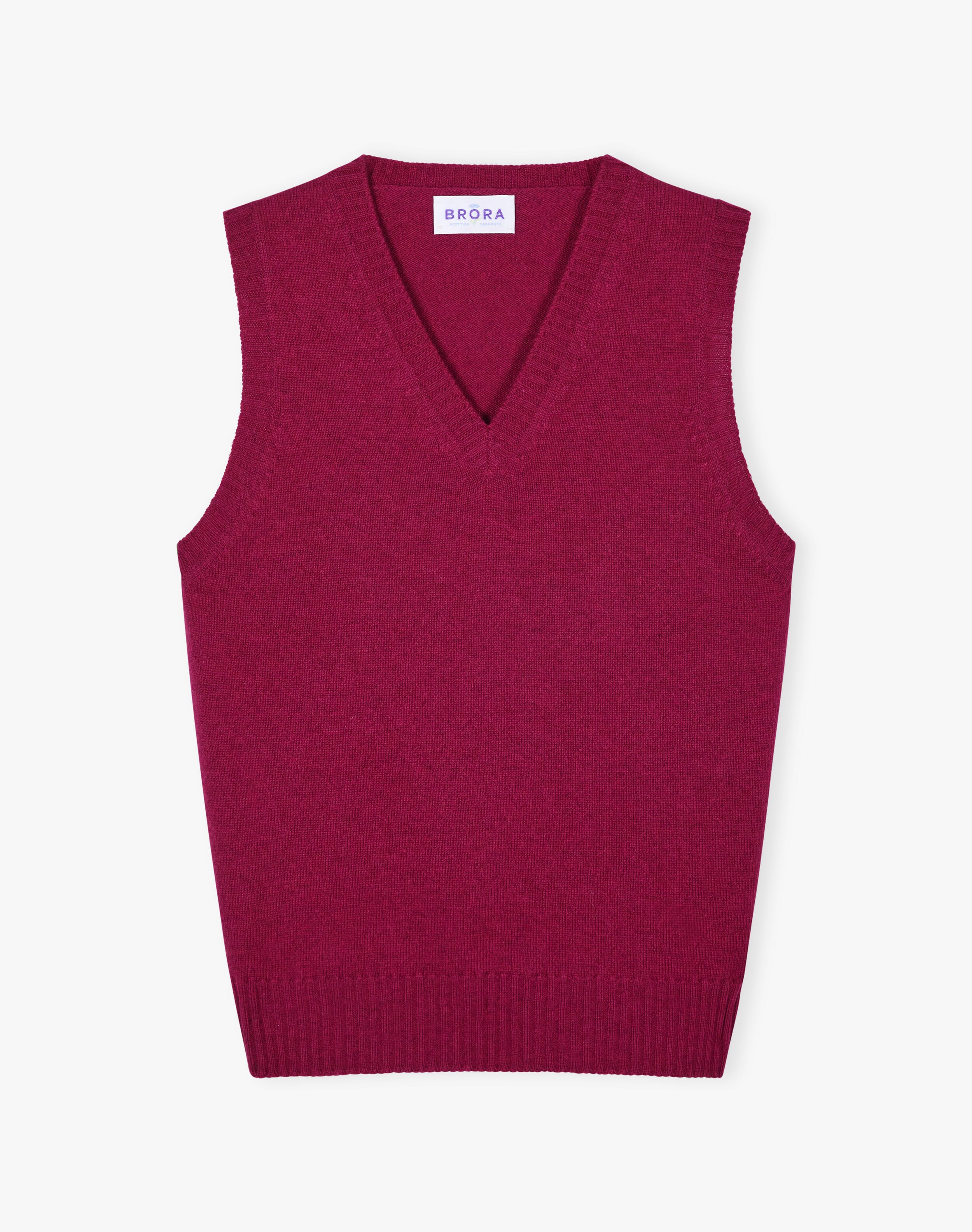 Cashmere V Neck Tank