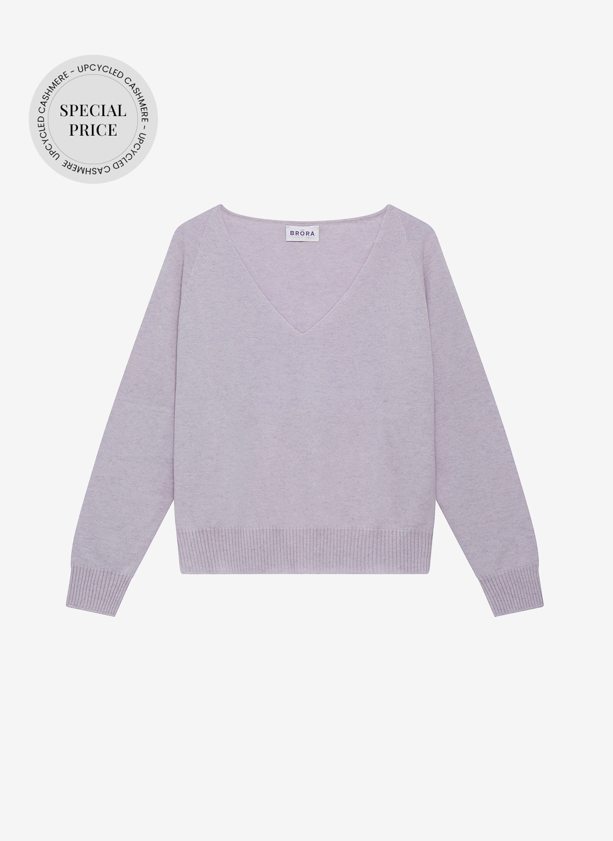 Cashmere Slouchy V Neck Jumper