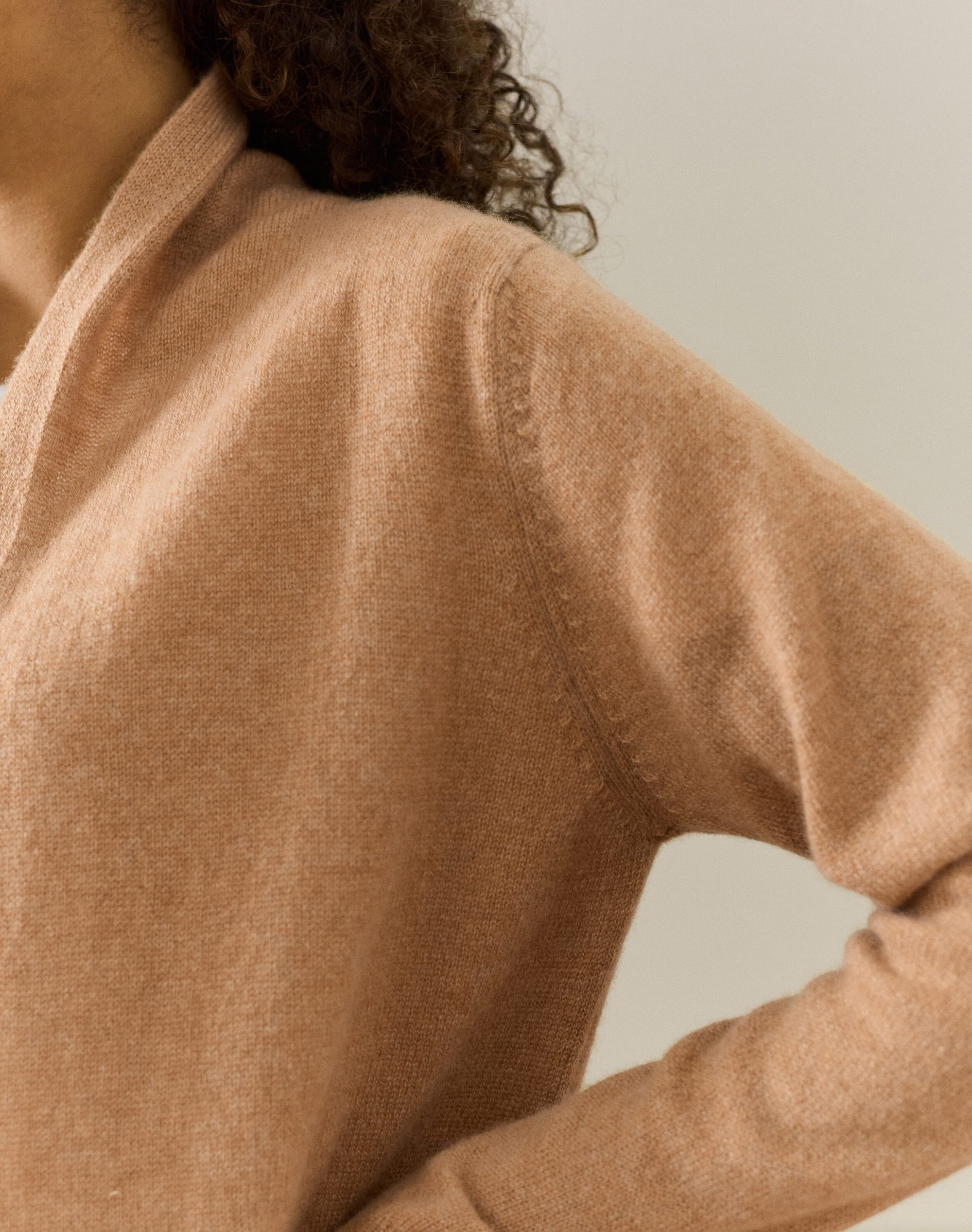 Cashmere Gauzy Shawl Cardigan