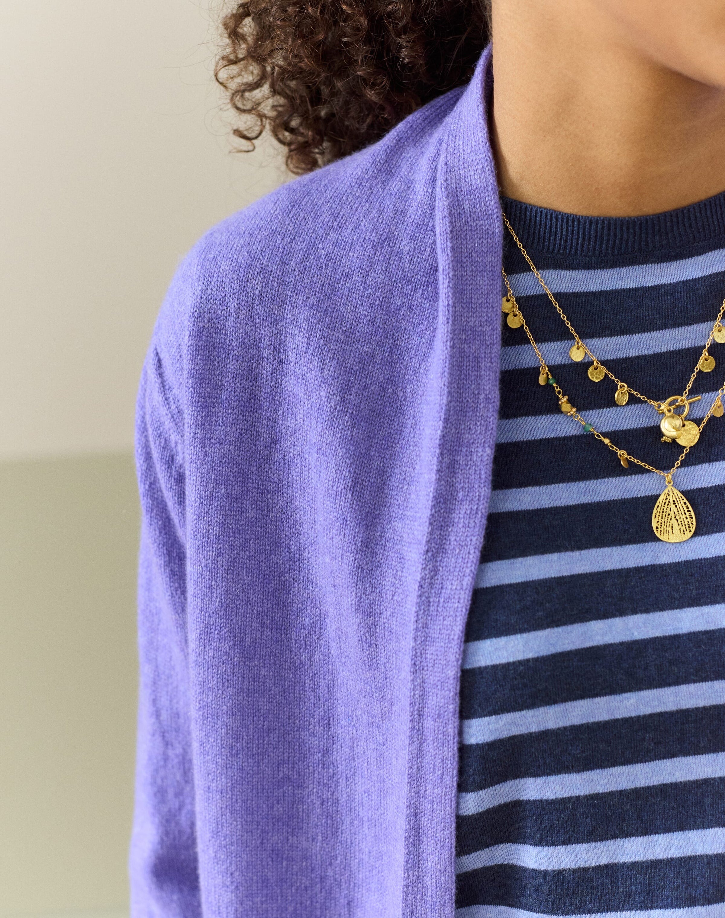 Cashmere Gauzy Shawl Cardigan