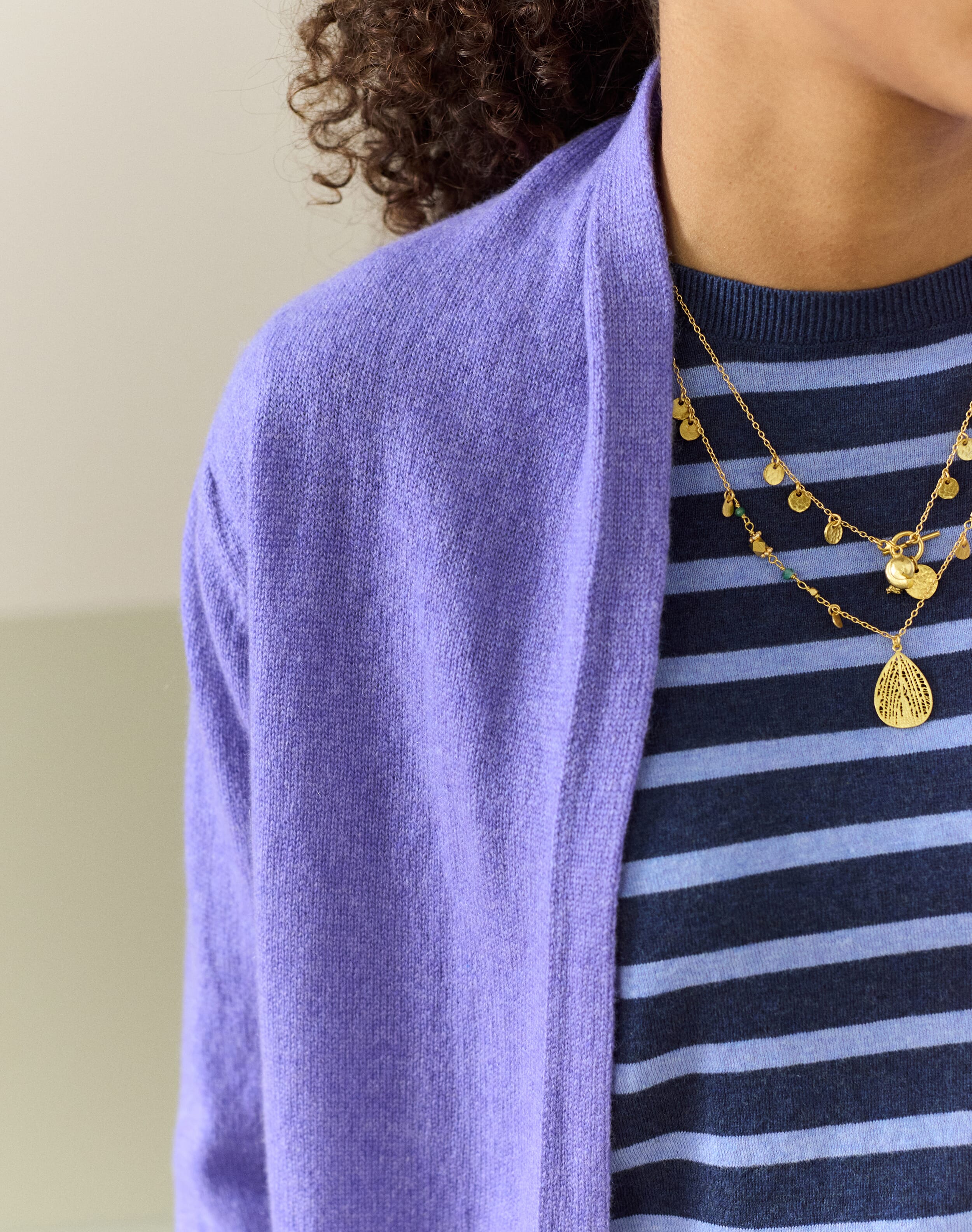 Cashmere Gauzy Shawl Cardigan