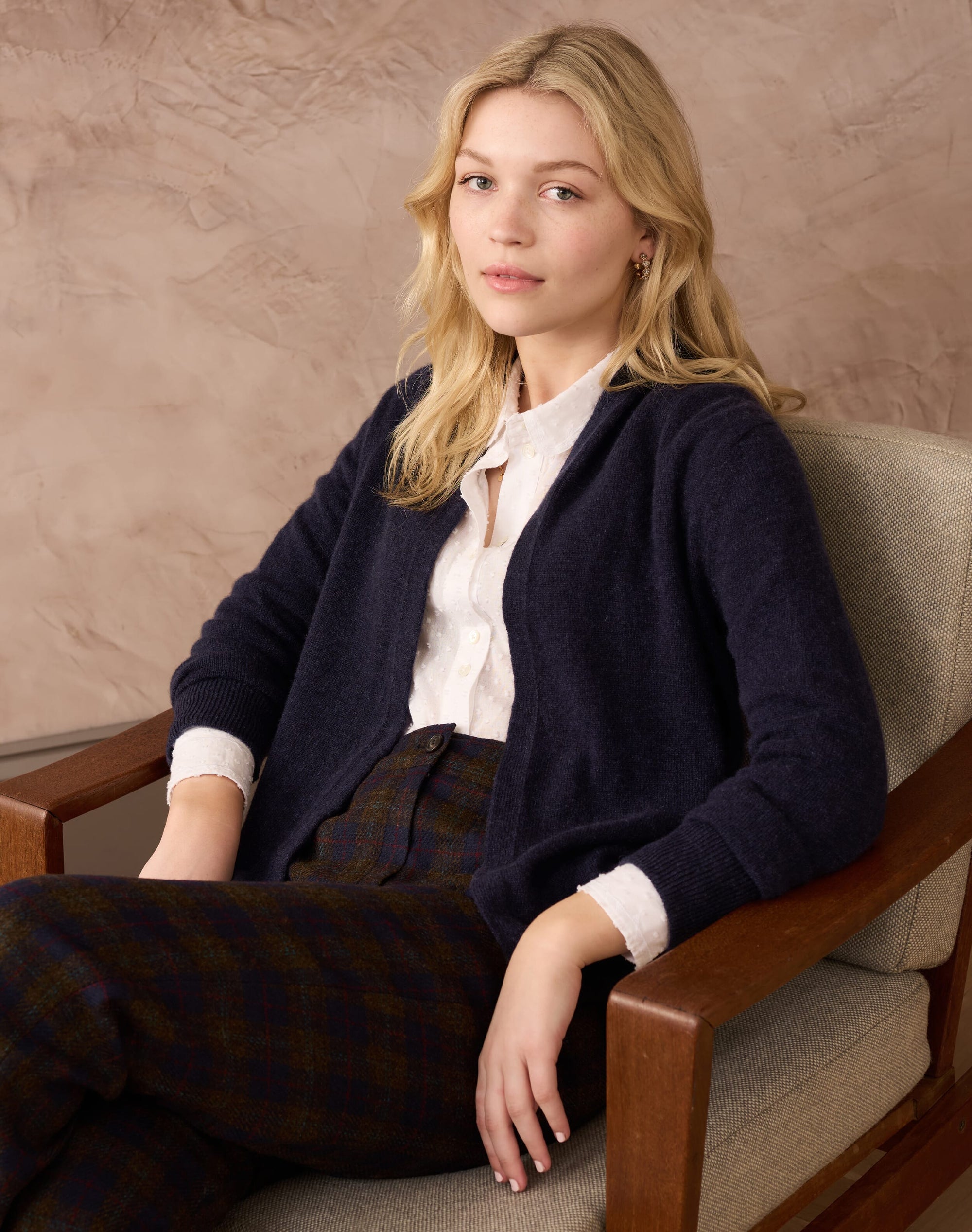 Cashmere Gauzy Shawl Cardigan
