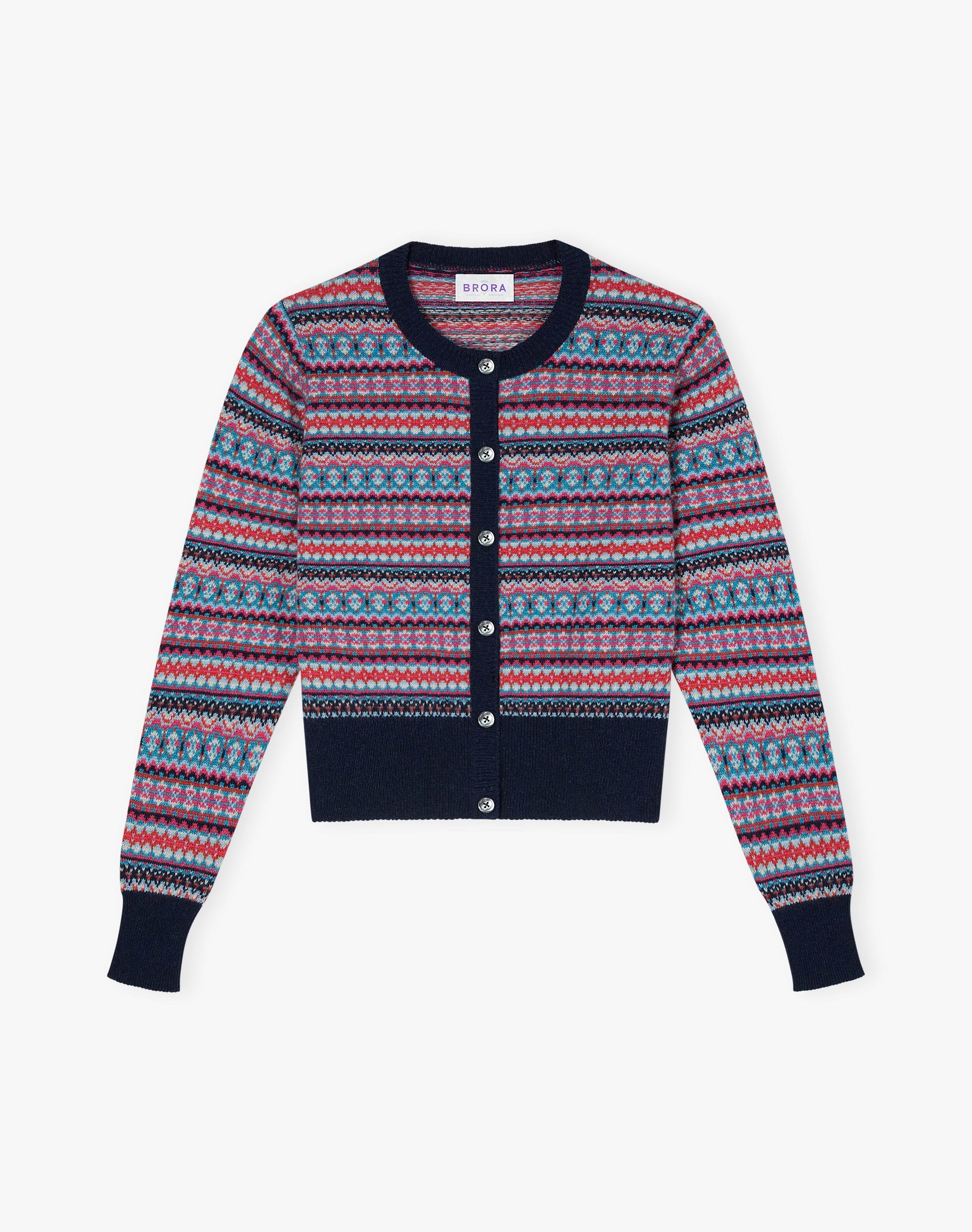 Cashmere Fair Isle Cardigan
