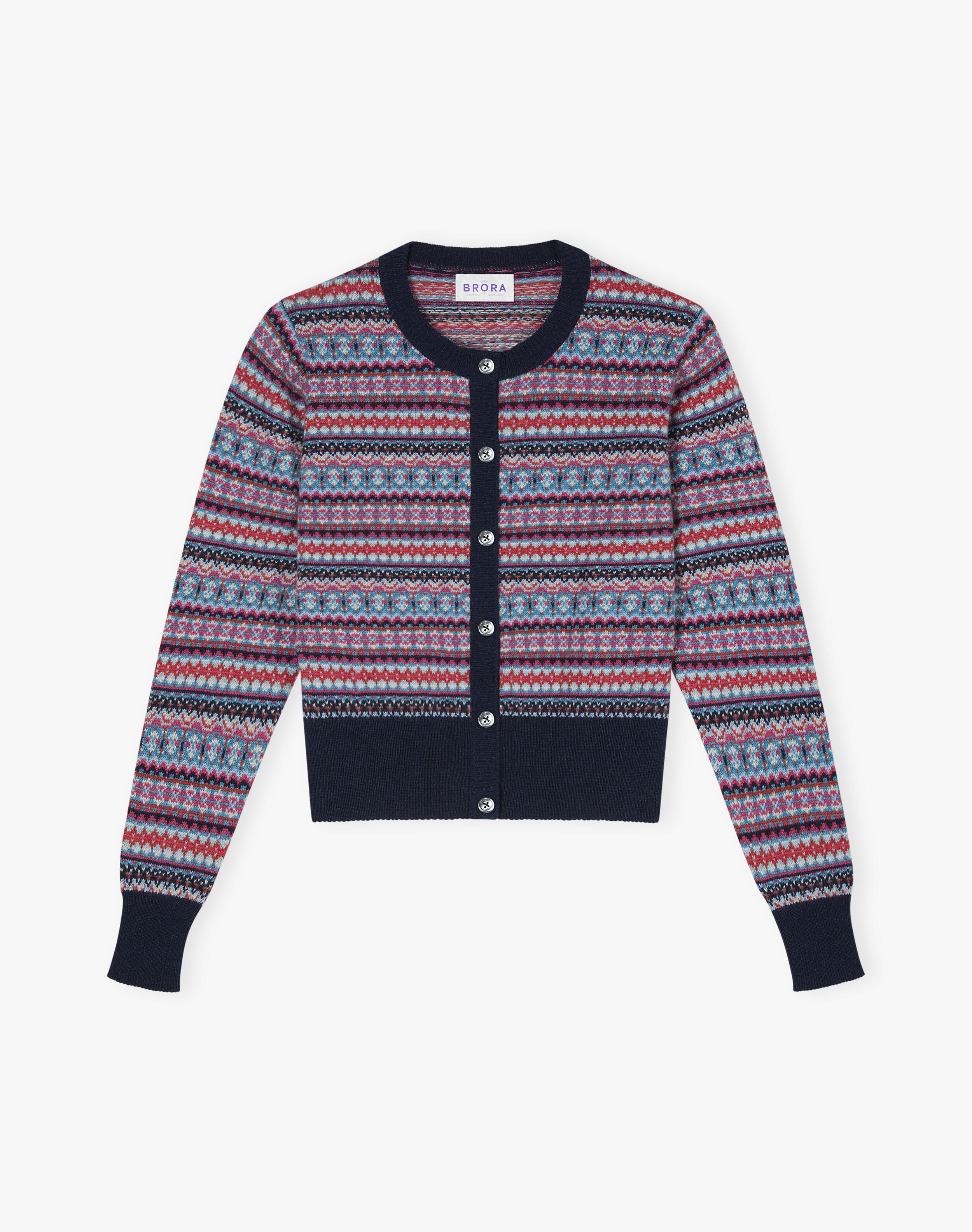 Cashmere Fair Isle Cardigan