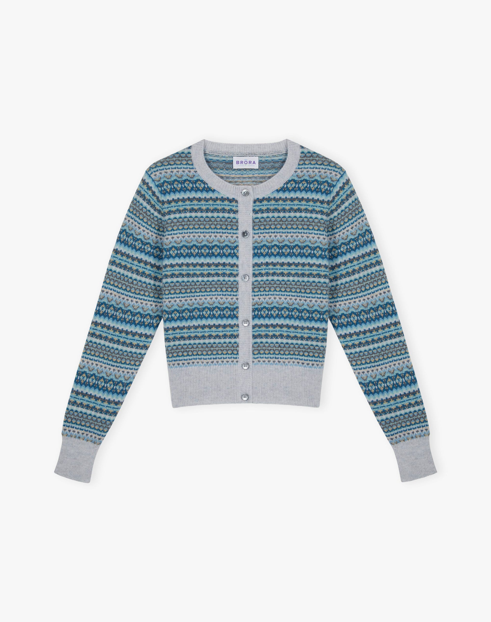 Cashmere Fair Isle Cardigan