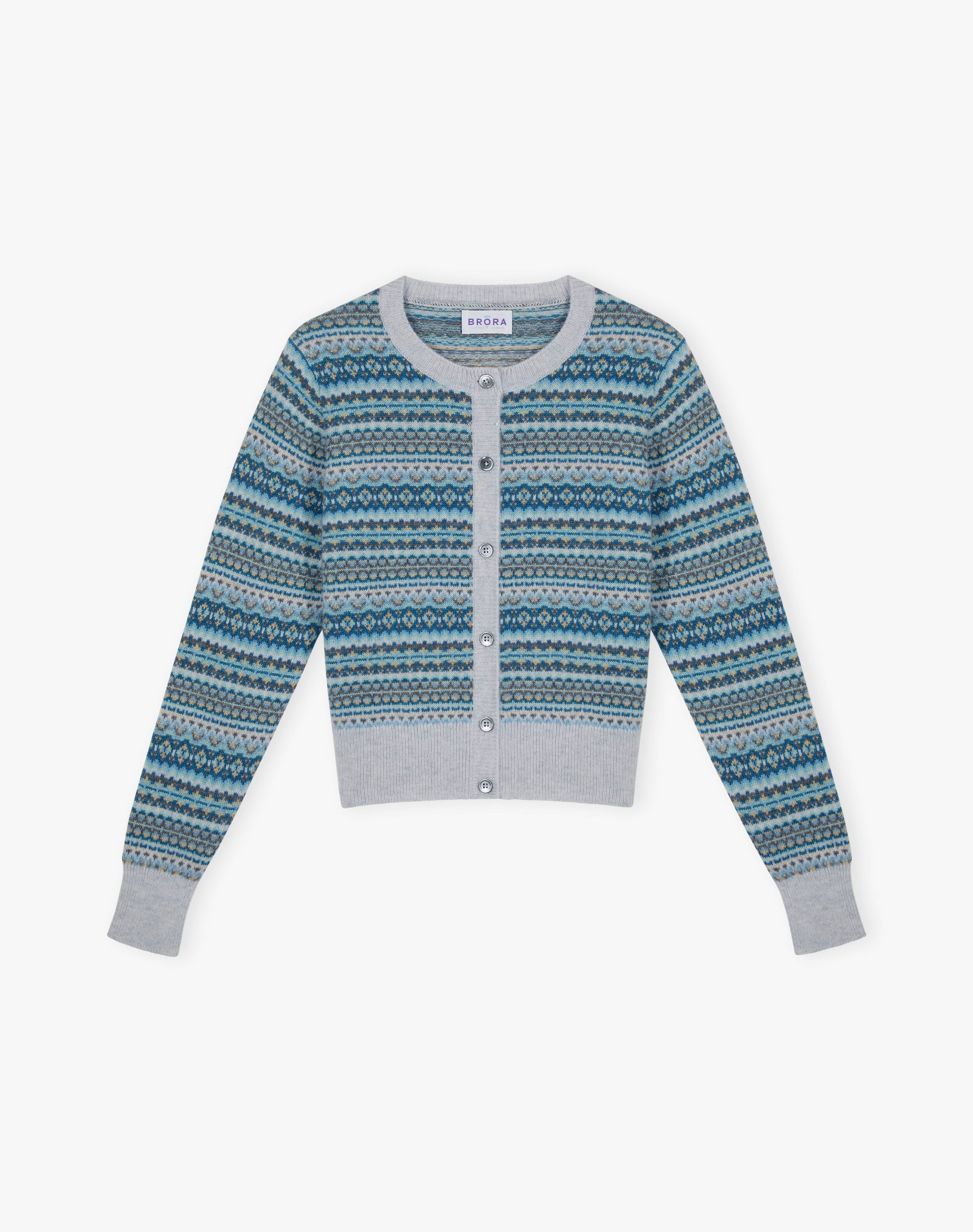 Cashmere Fair Isle Cardigan