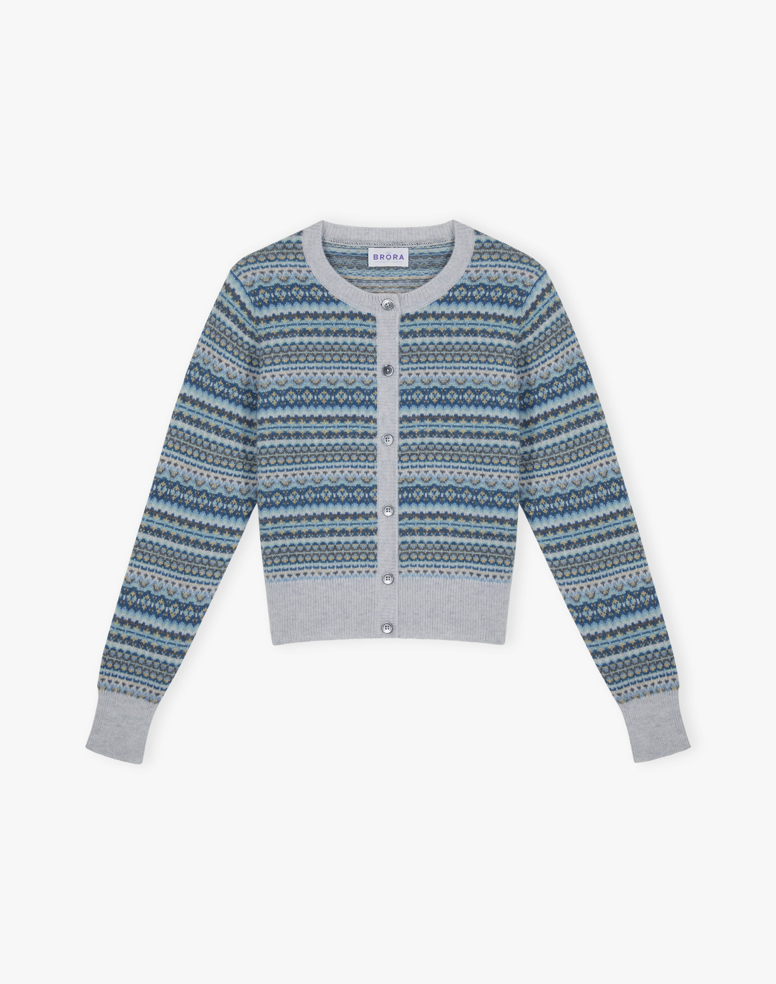 Cashmere Fair Isle Cardigan