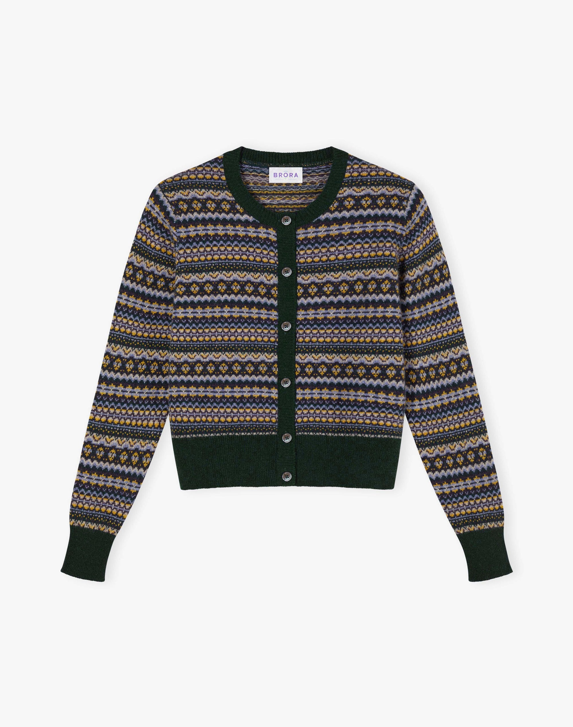 Cashmere Fair Isle Cardigan