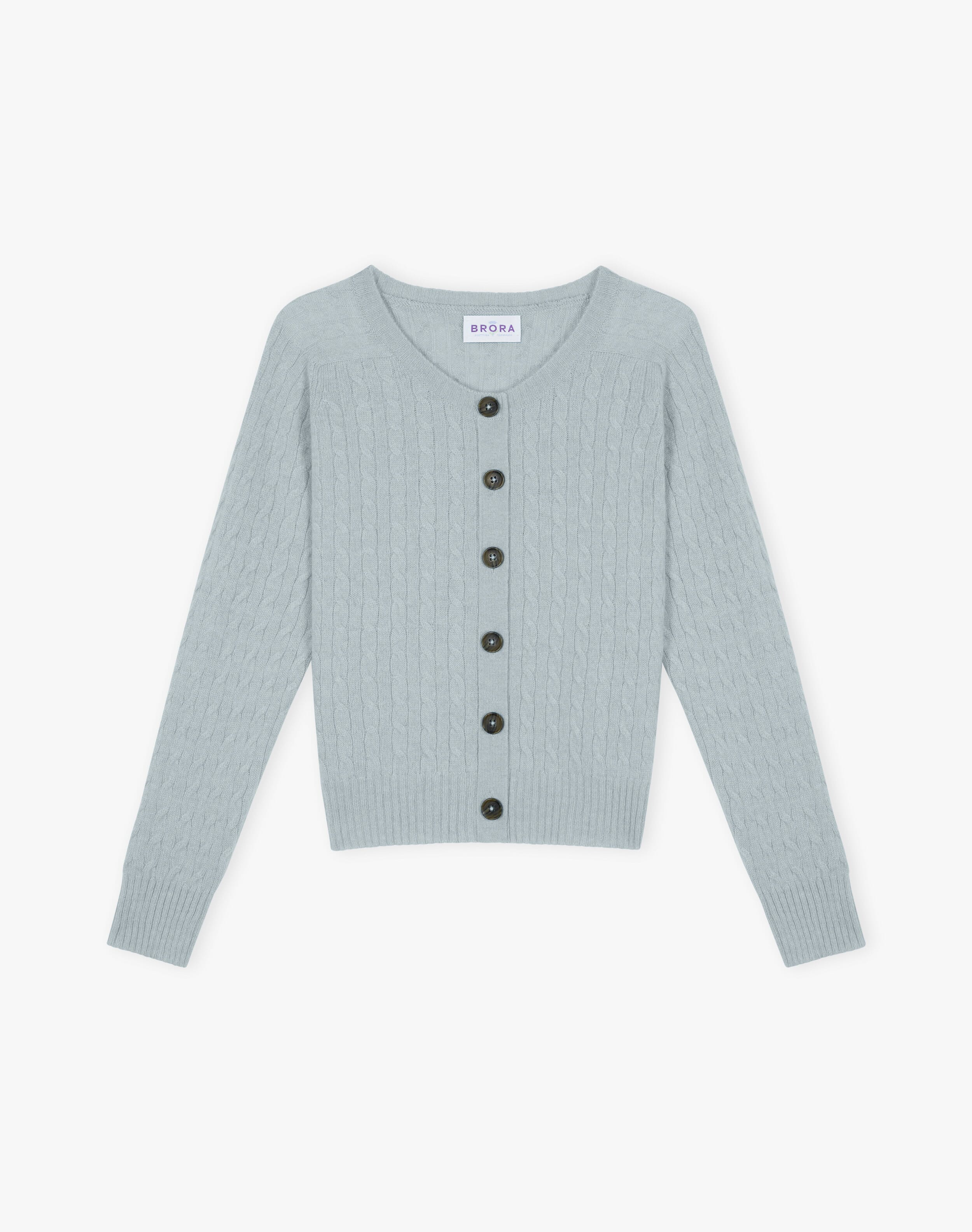 Cashmere Cable Cardigan