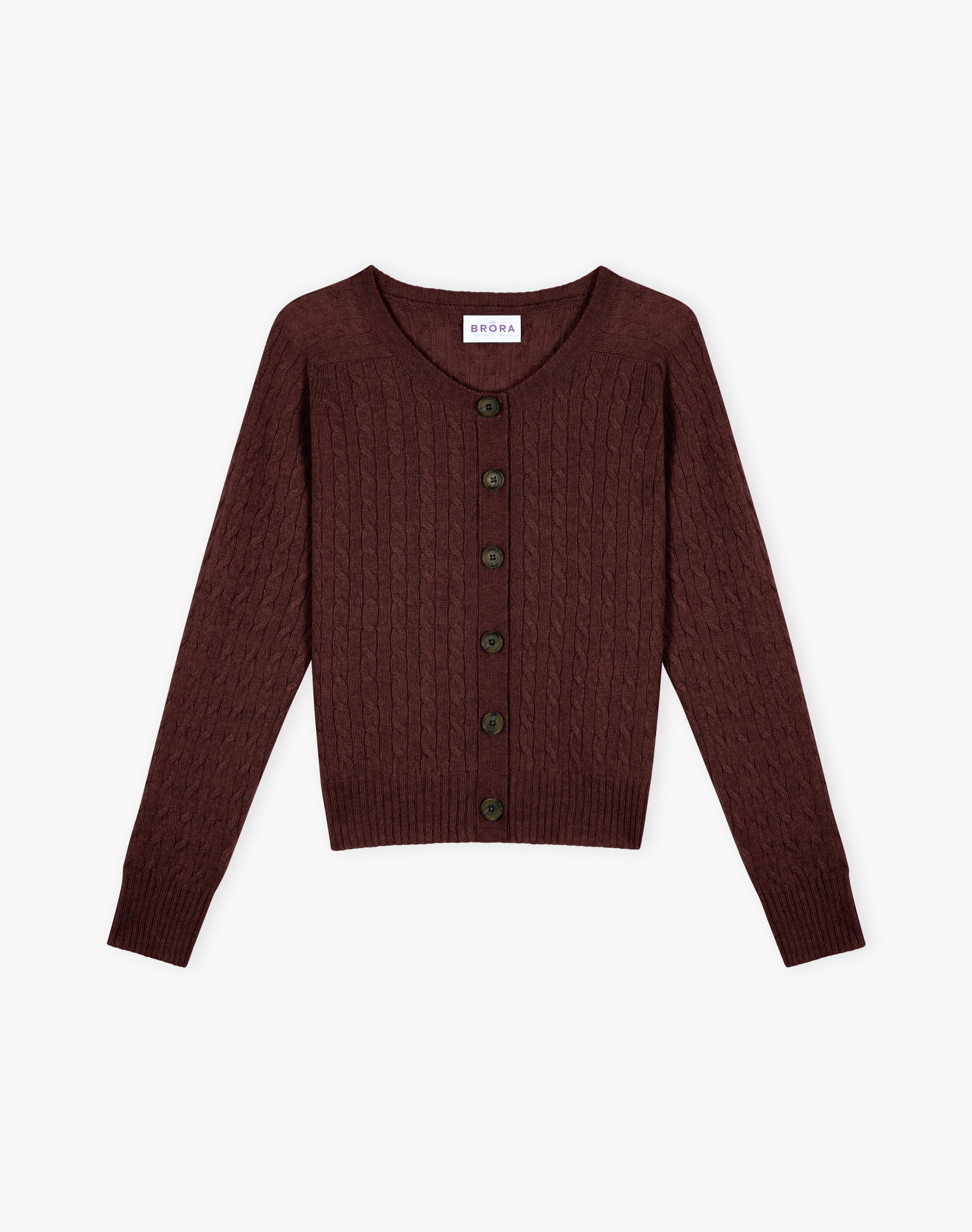 Cashmere Cable Cardigan