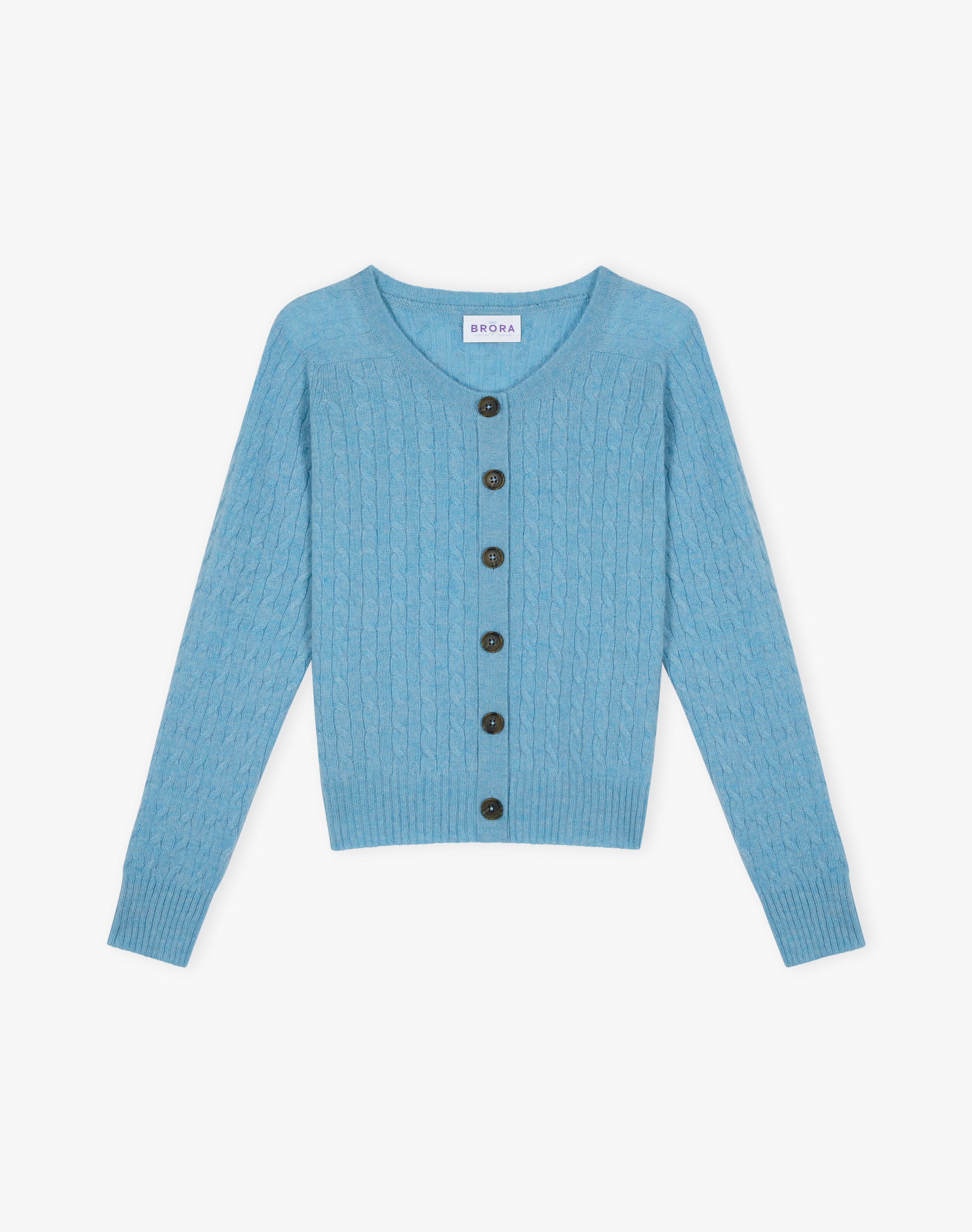 Cashmere Cable Cardigan