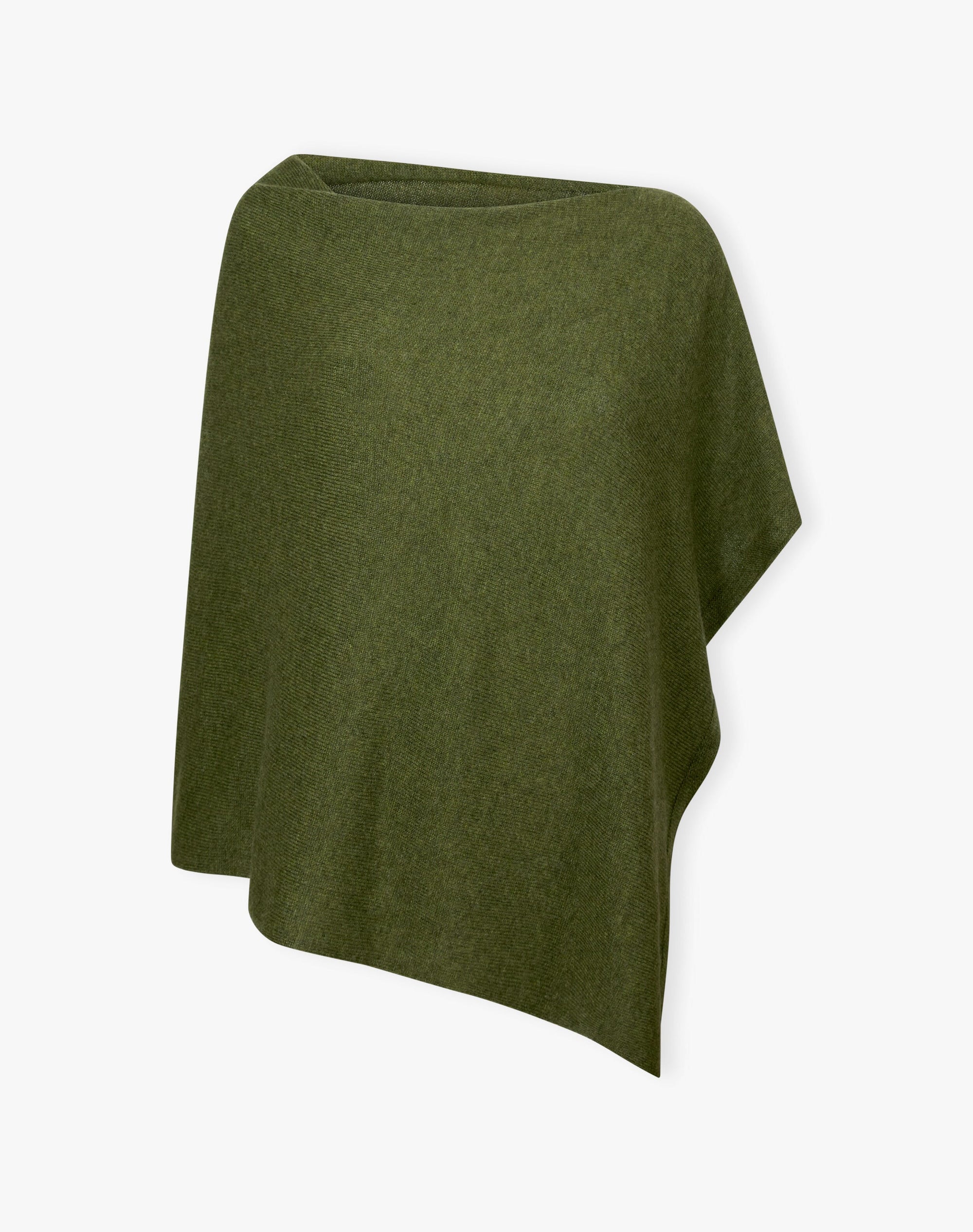 Cashmere Gauzy Knit Poncho