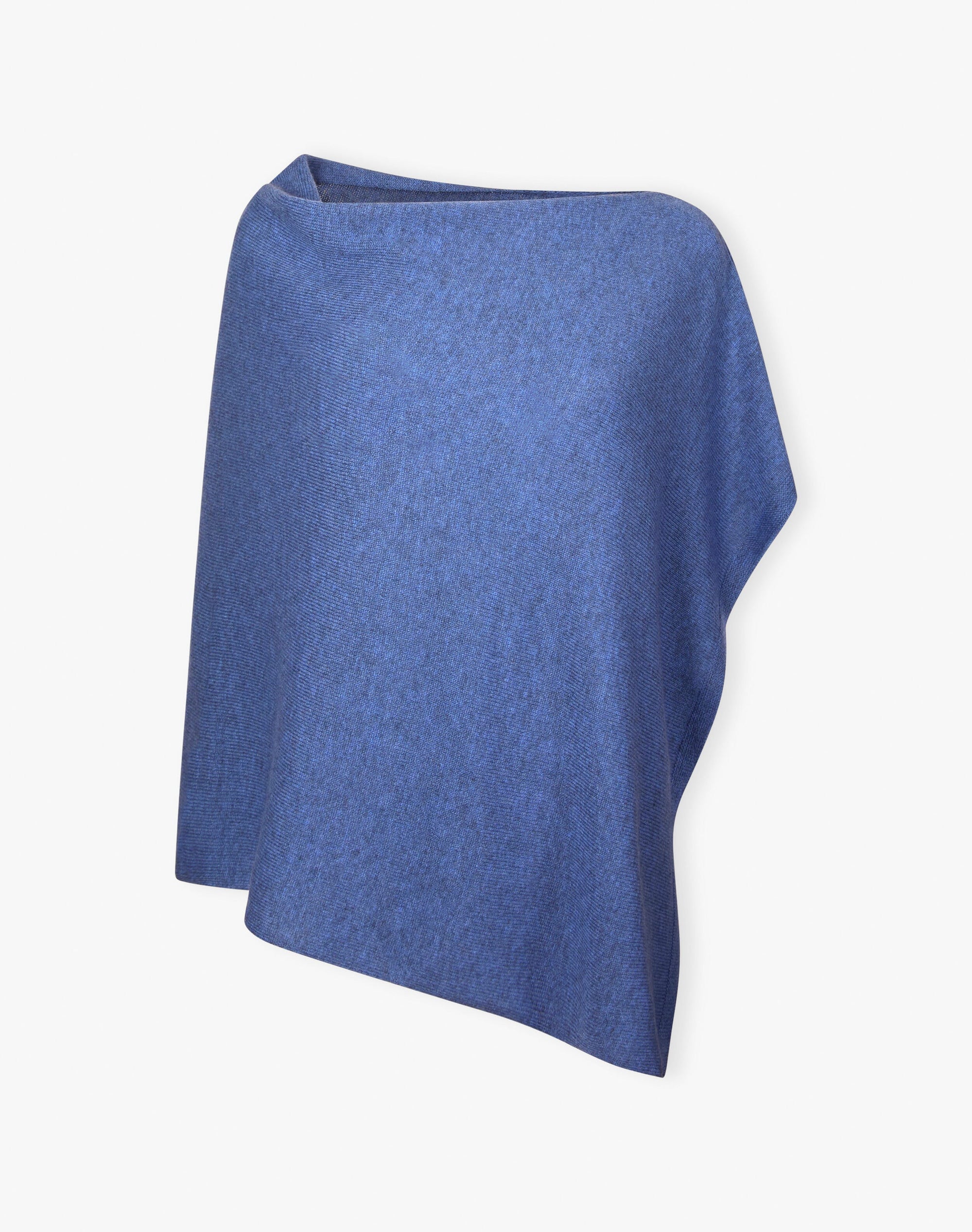Cashmere Gauzy Knit Poncho