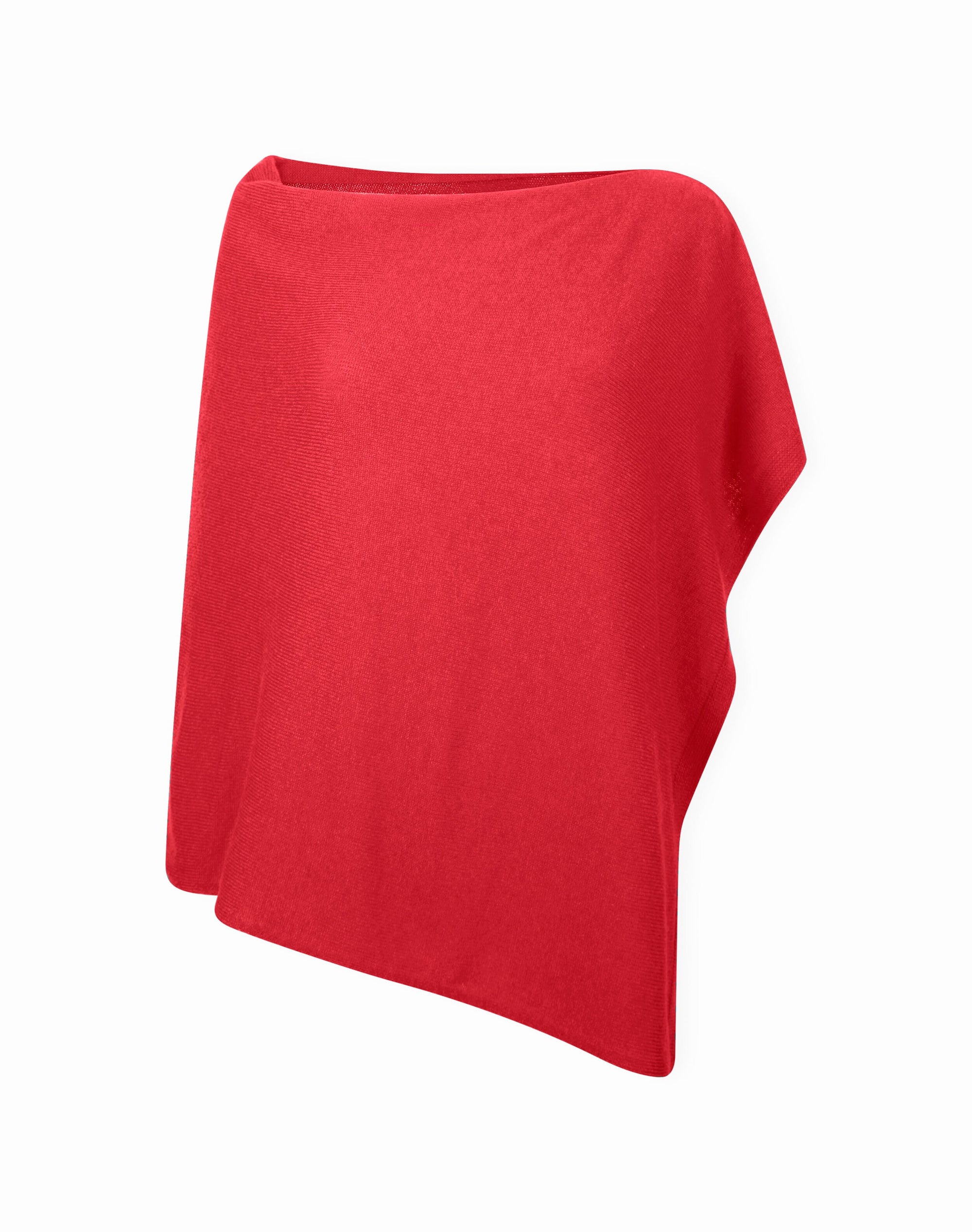 Cashmere Gauzy Knit Poncho