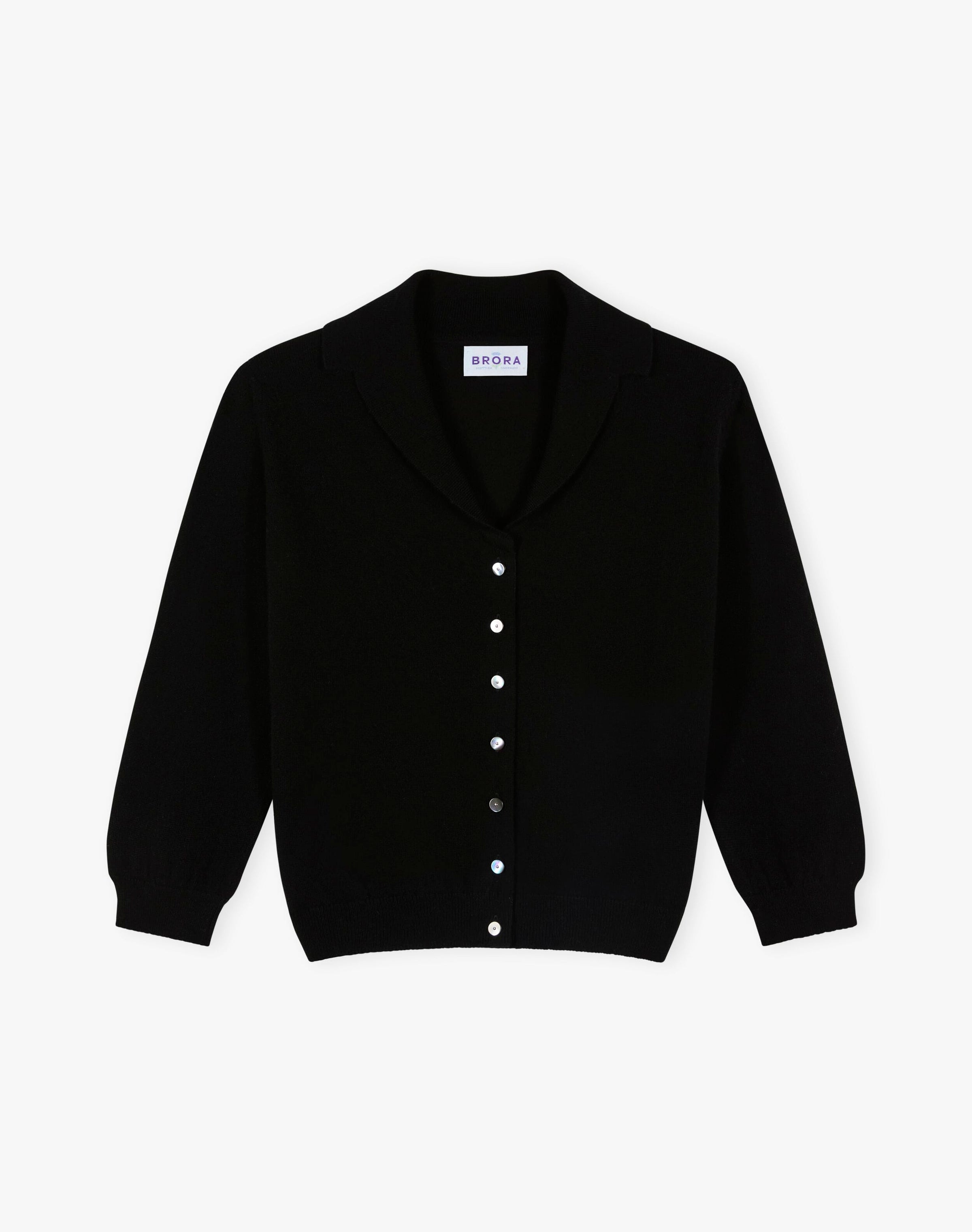 Cashmere Vintage Collar Cardigan
