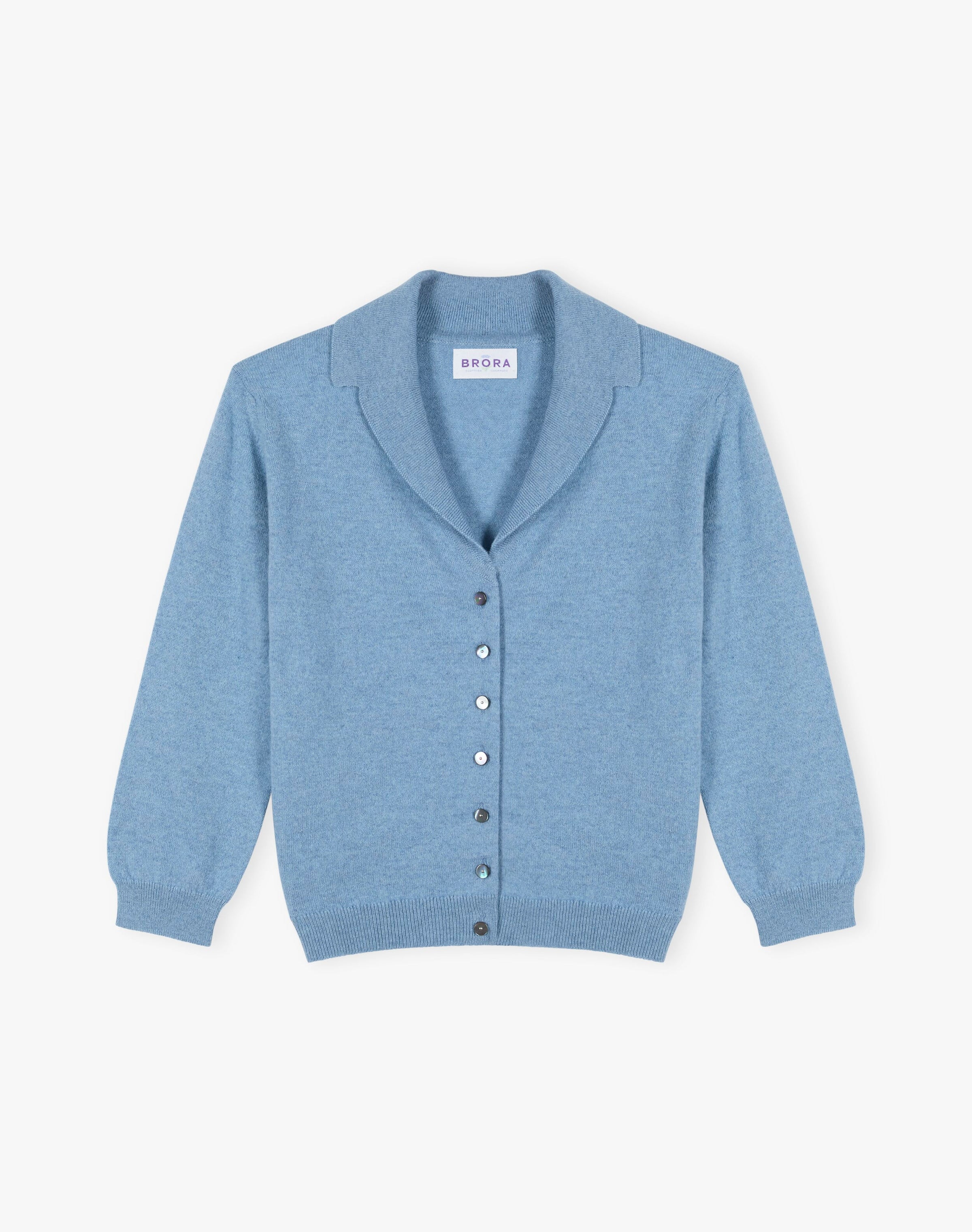 Cashmere Vintage Collar Cardigan