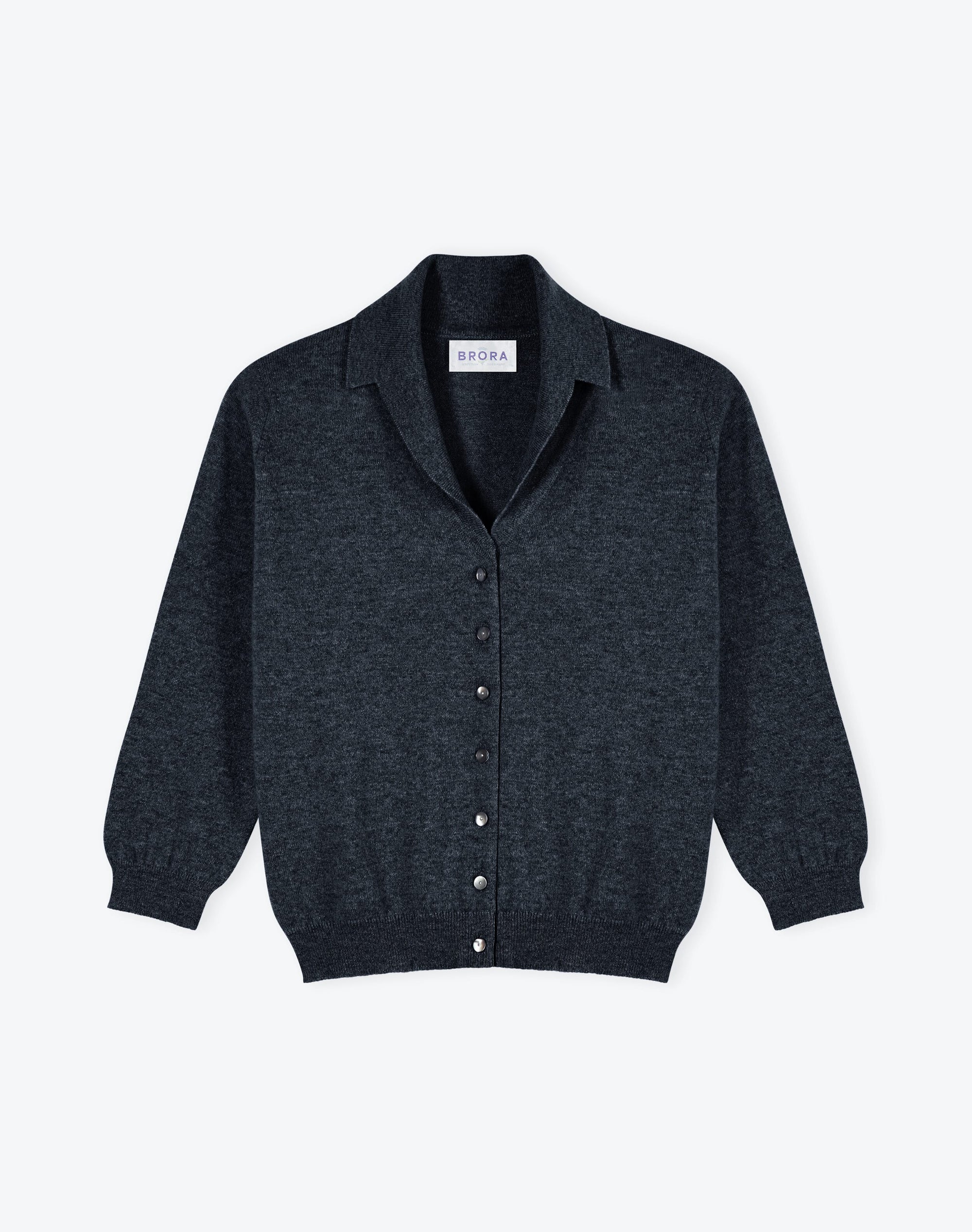Cashmere Vintage Collar Cardigan