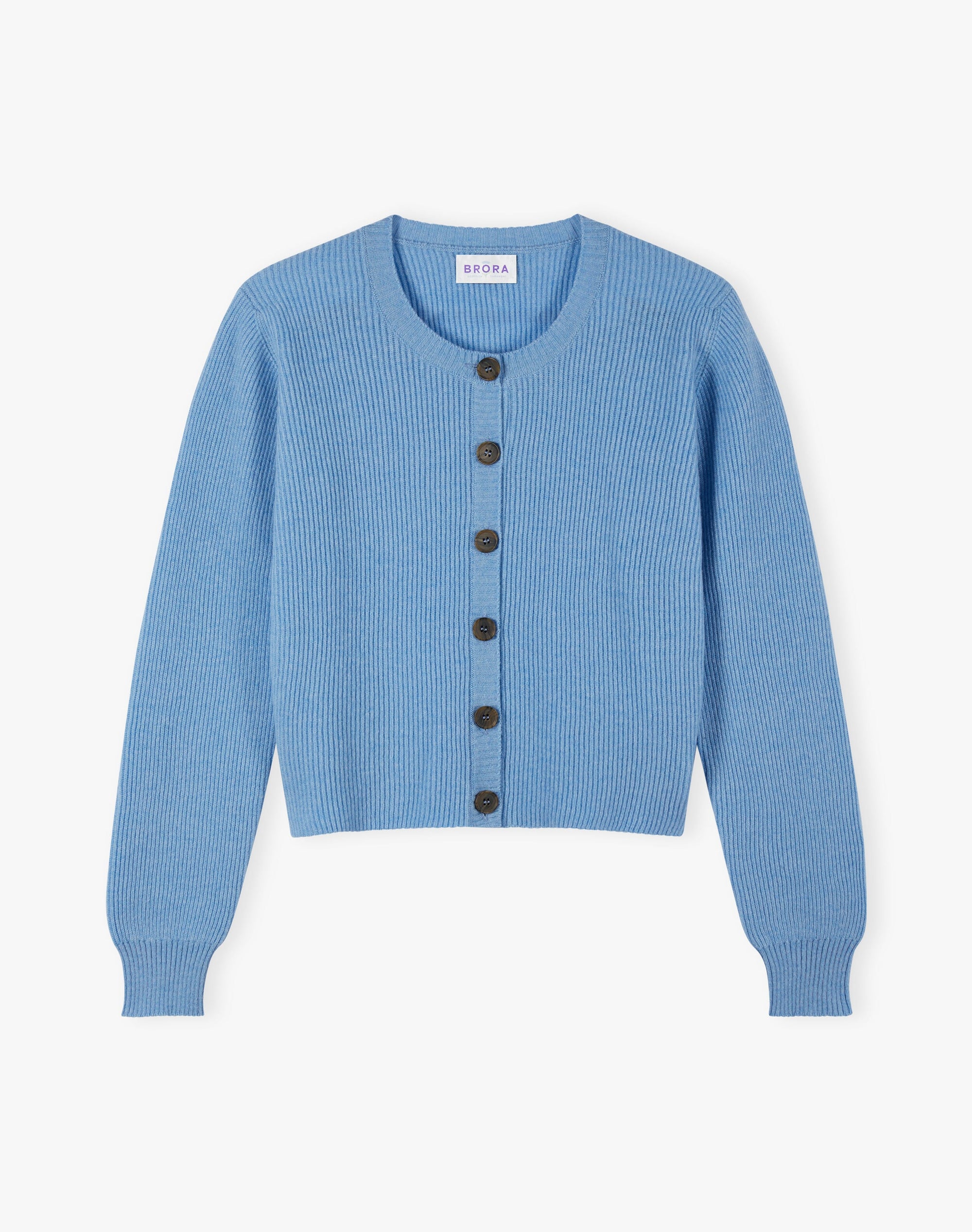 Cashmere Ribbed Cardigan