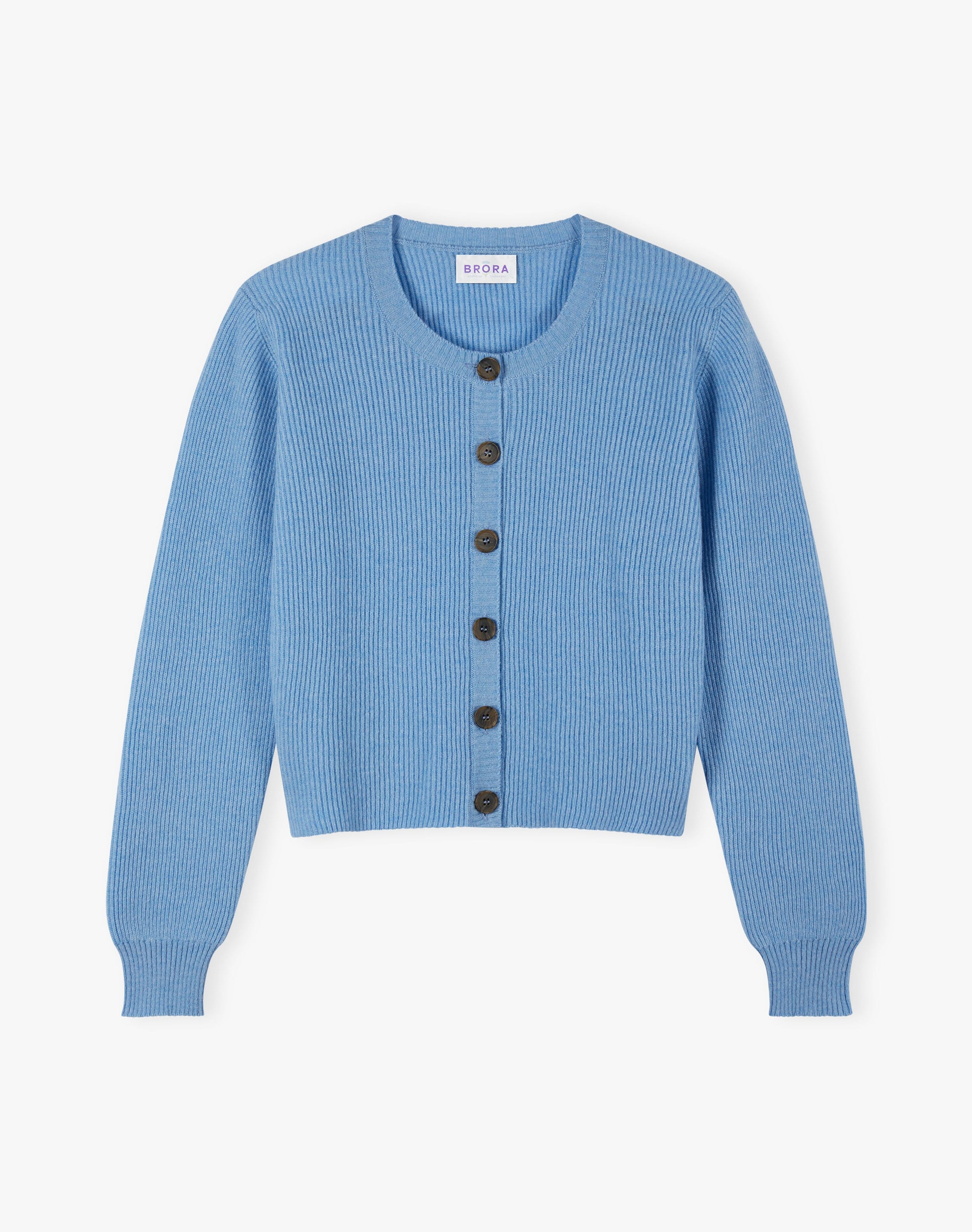 Cashmere Ribbed Cardigan