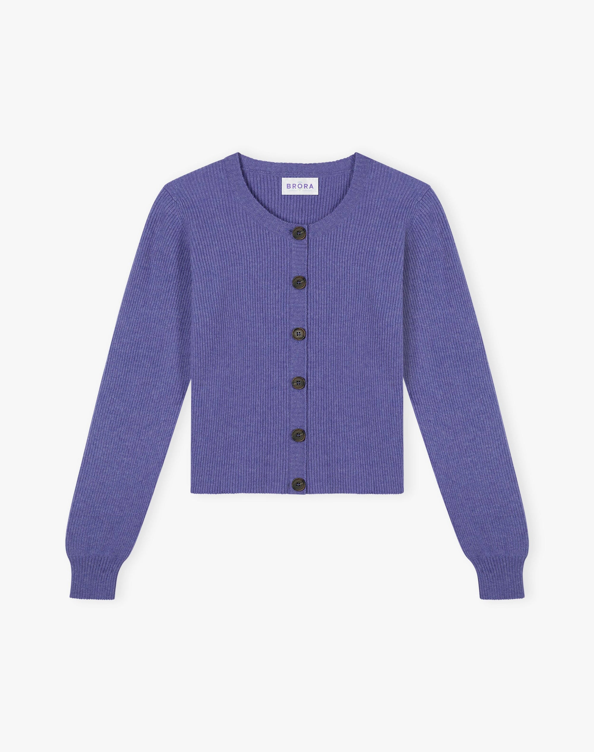 Cashmere Ribbed Cardigan