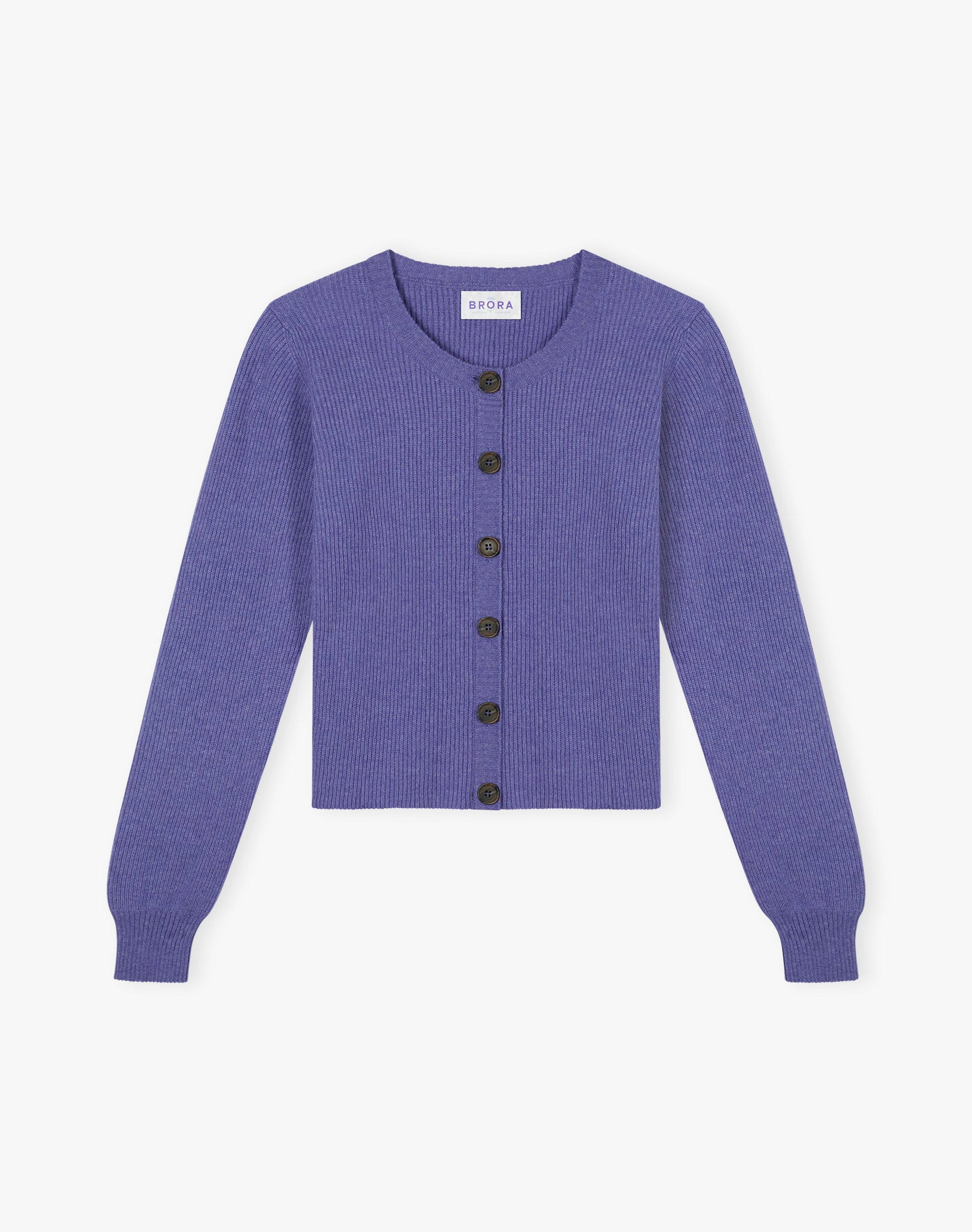 Cashmere Ribbed Cardigan