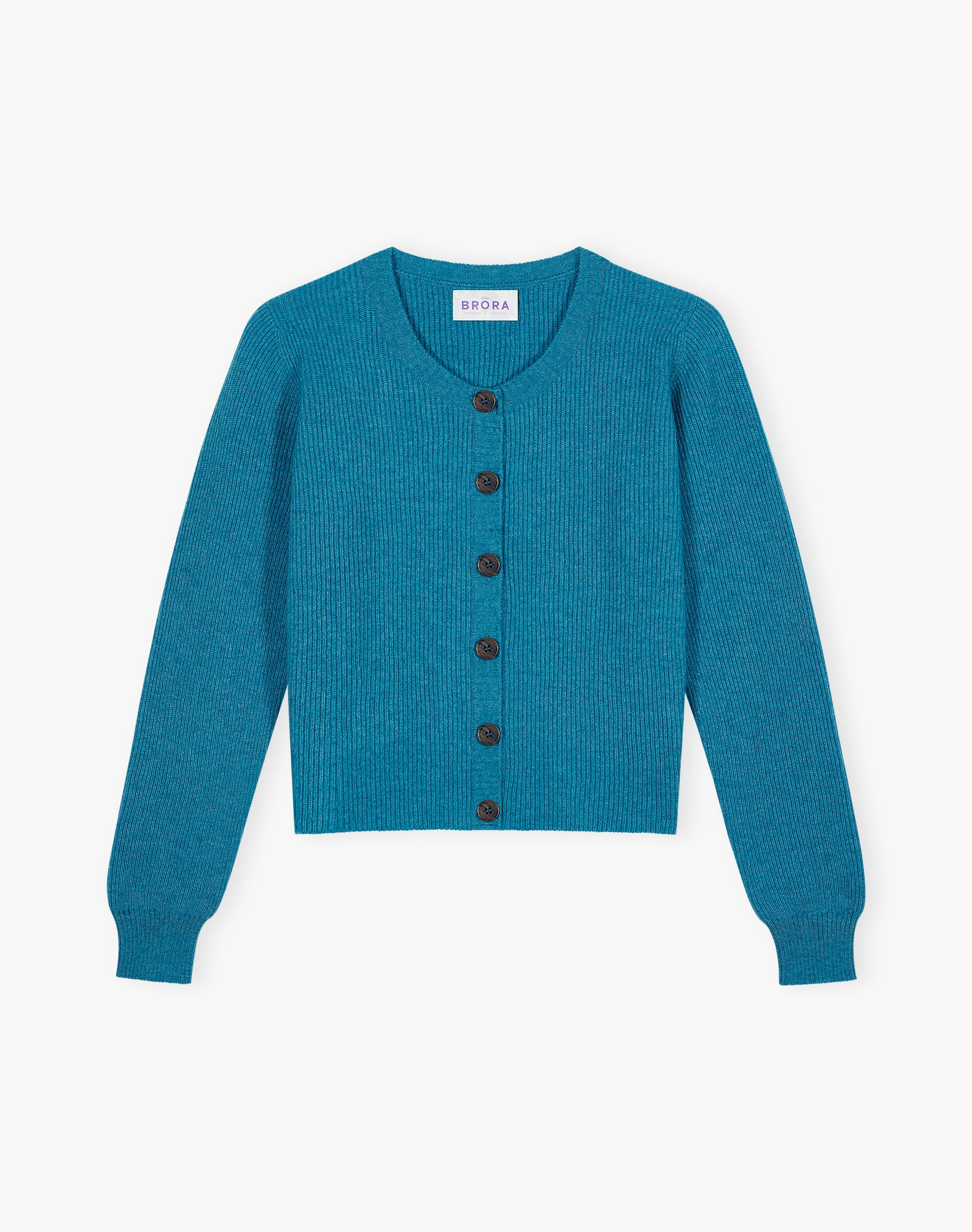 Cashmere Ribbed Cardigan