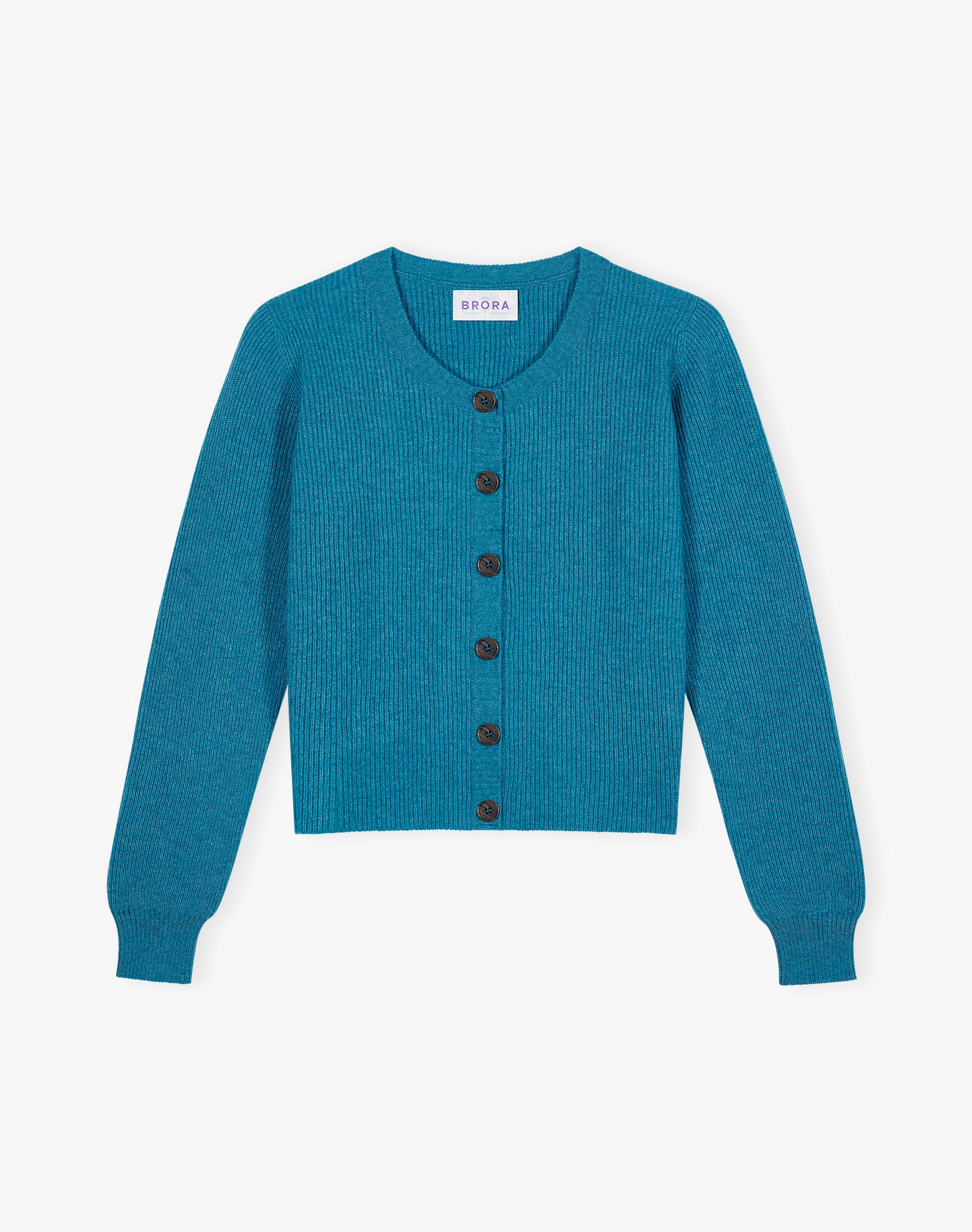 Cashmere Ribbed Cardigan