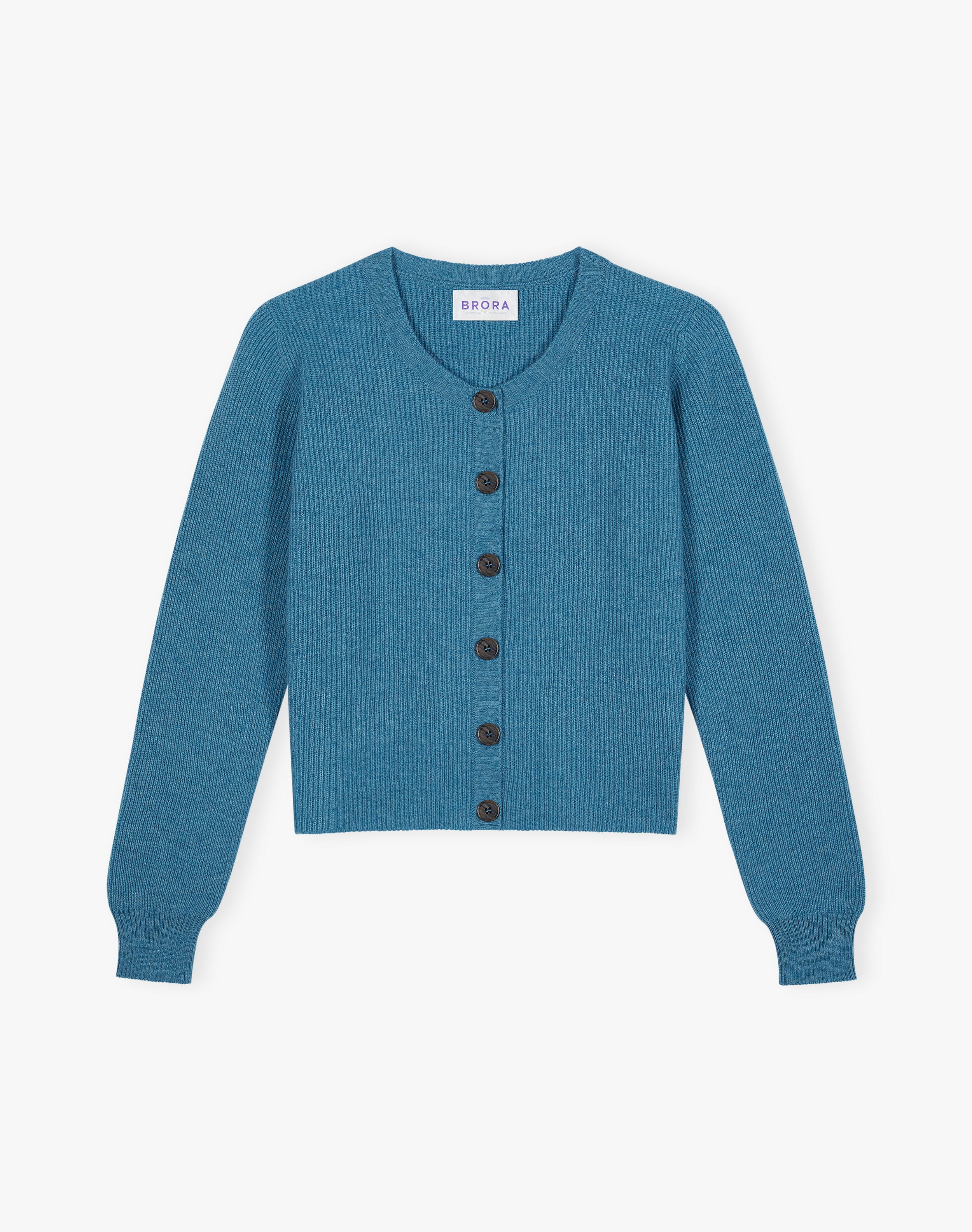 Cashmere Ribbed Cardigan