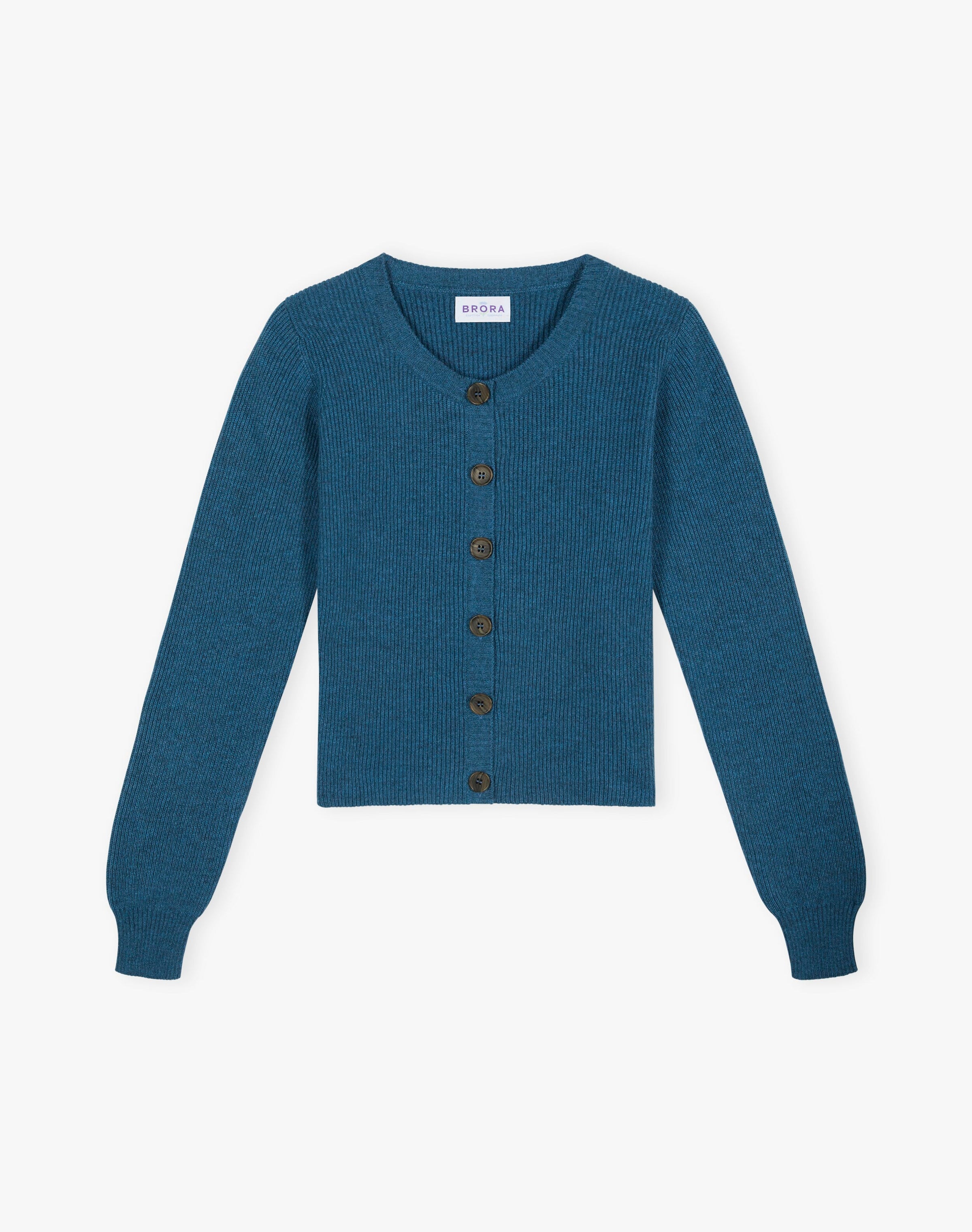 Cashmere Ribbed Cardigan