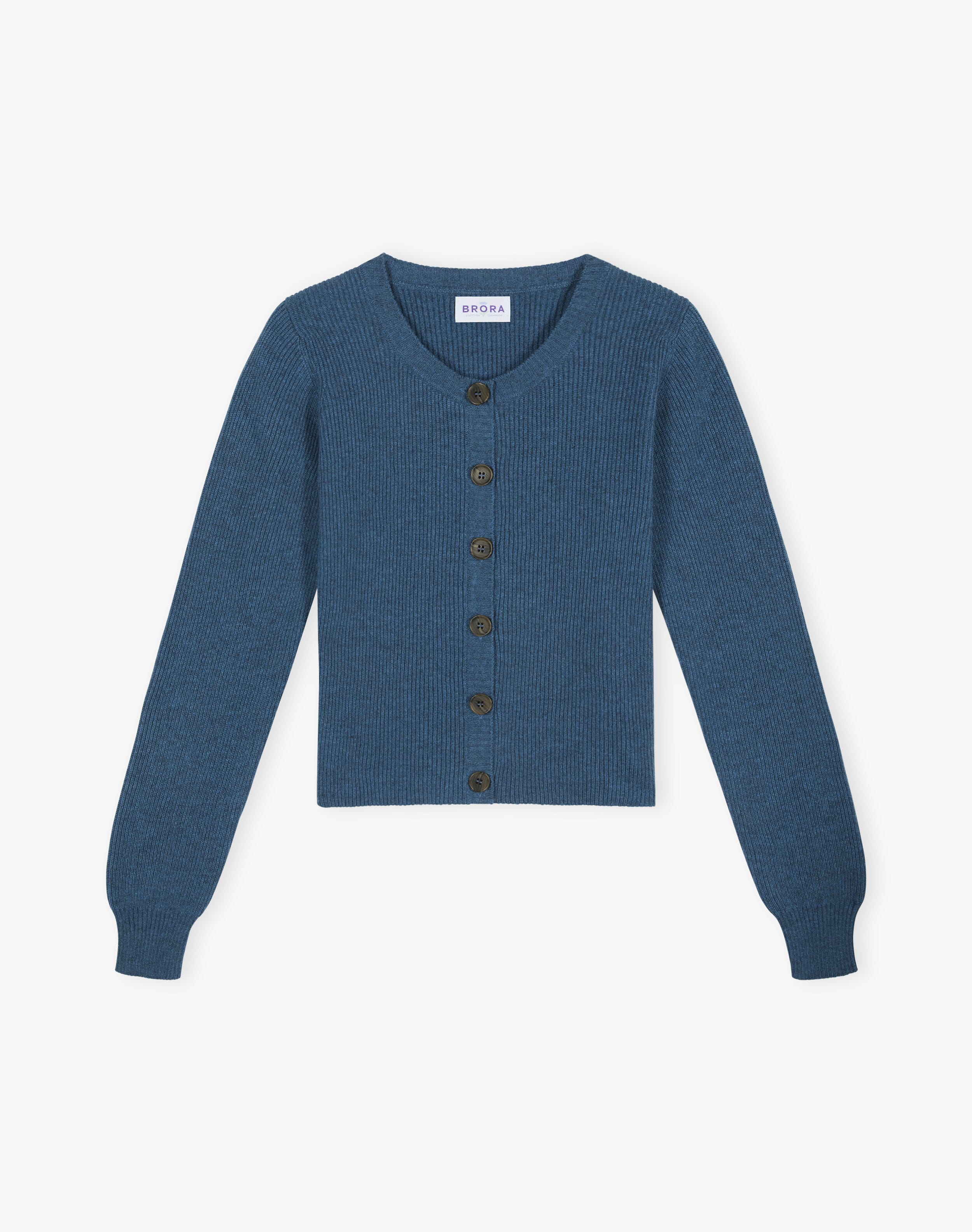 Cashmere Ribbed Cardigan