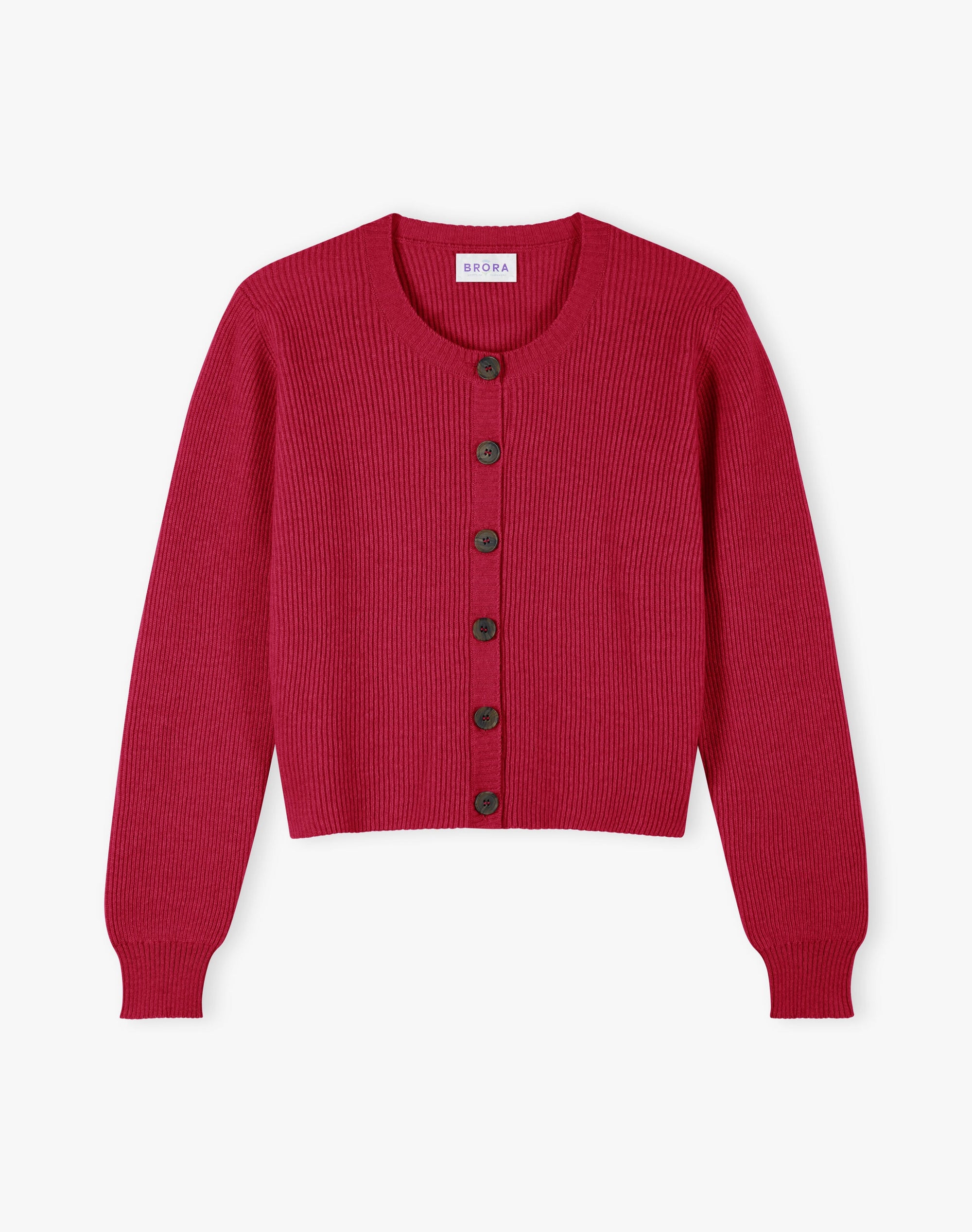 Cashmere Ribbed Cardigan