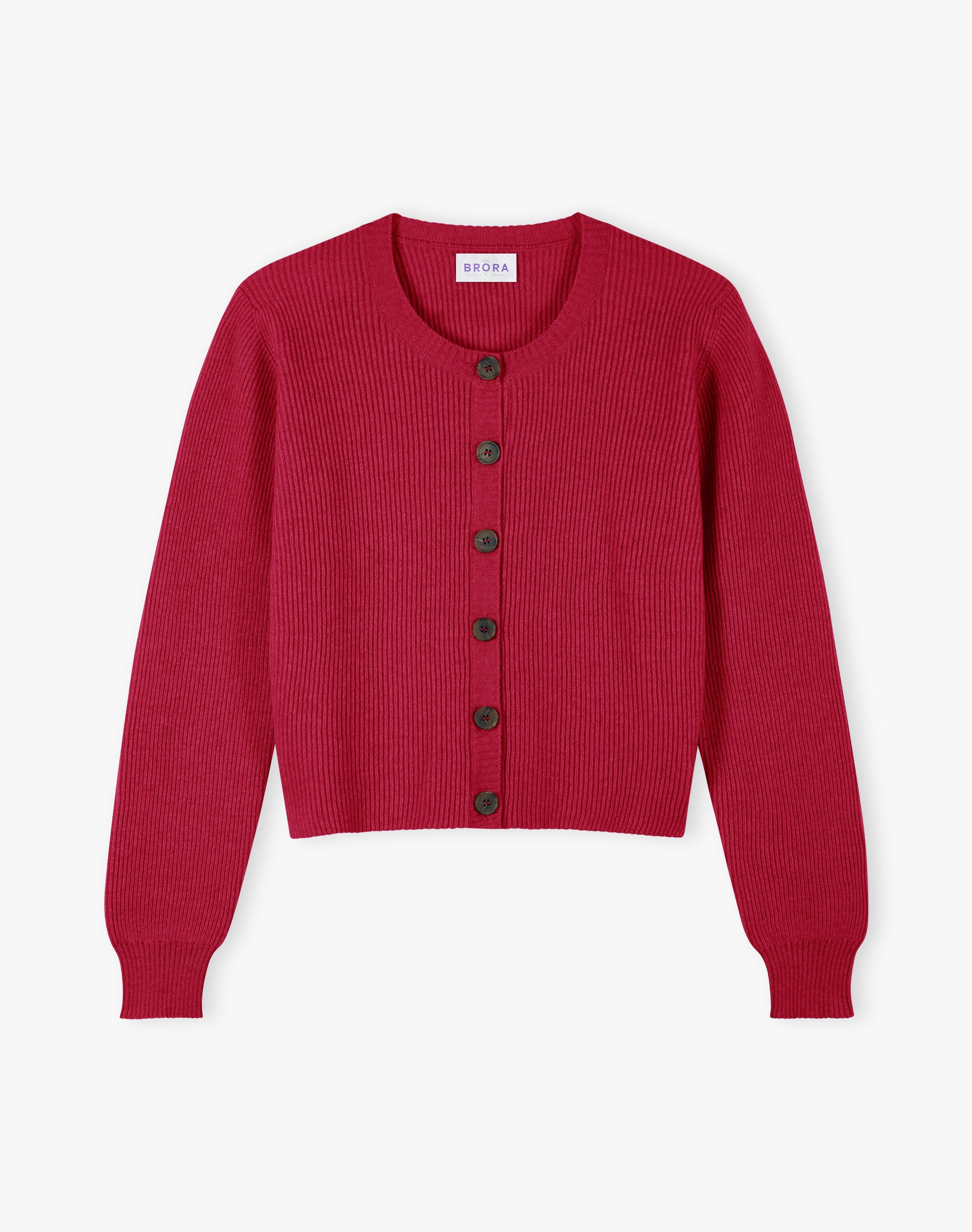 Cashmere Ribbed Cardigan