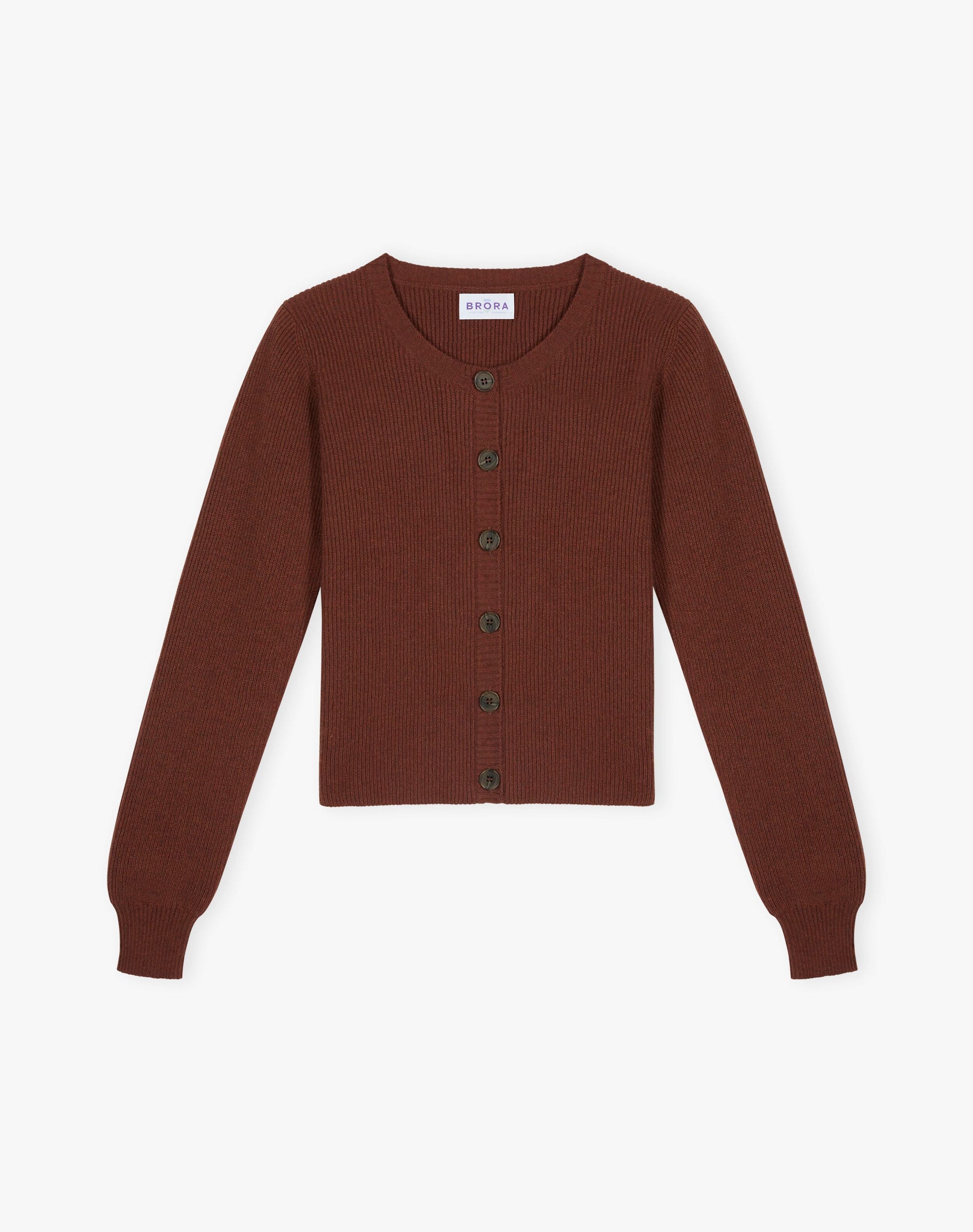 Cashmere Ribbed Cardigan