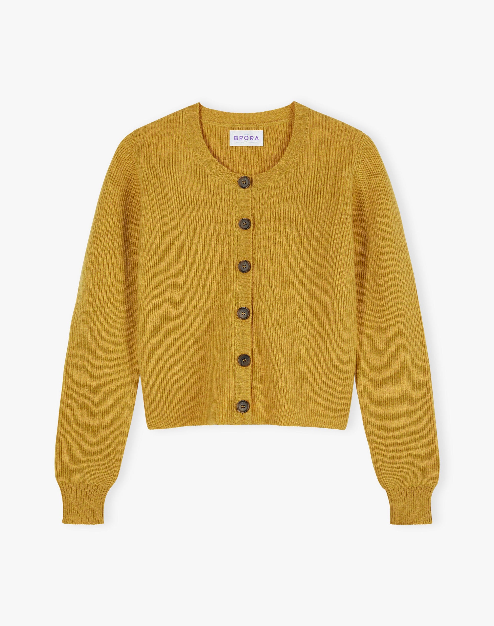 Cashmere Ribbed Cardigan