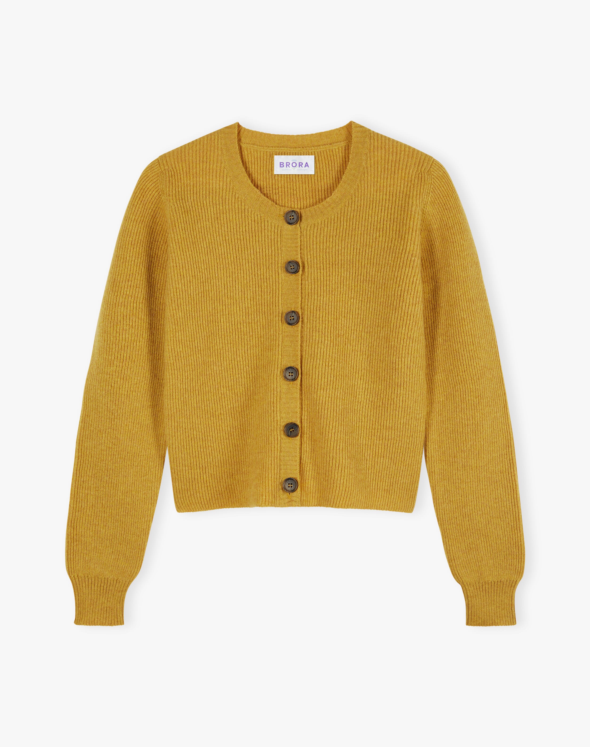 Cashmere Ribbed Cardigan