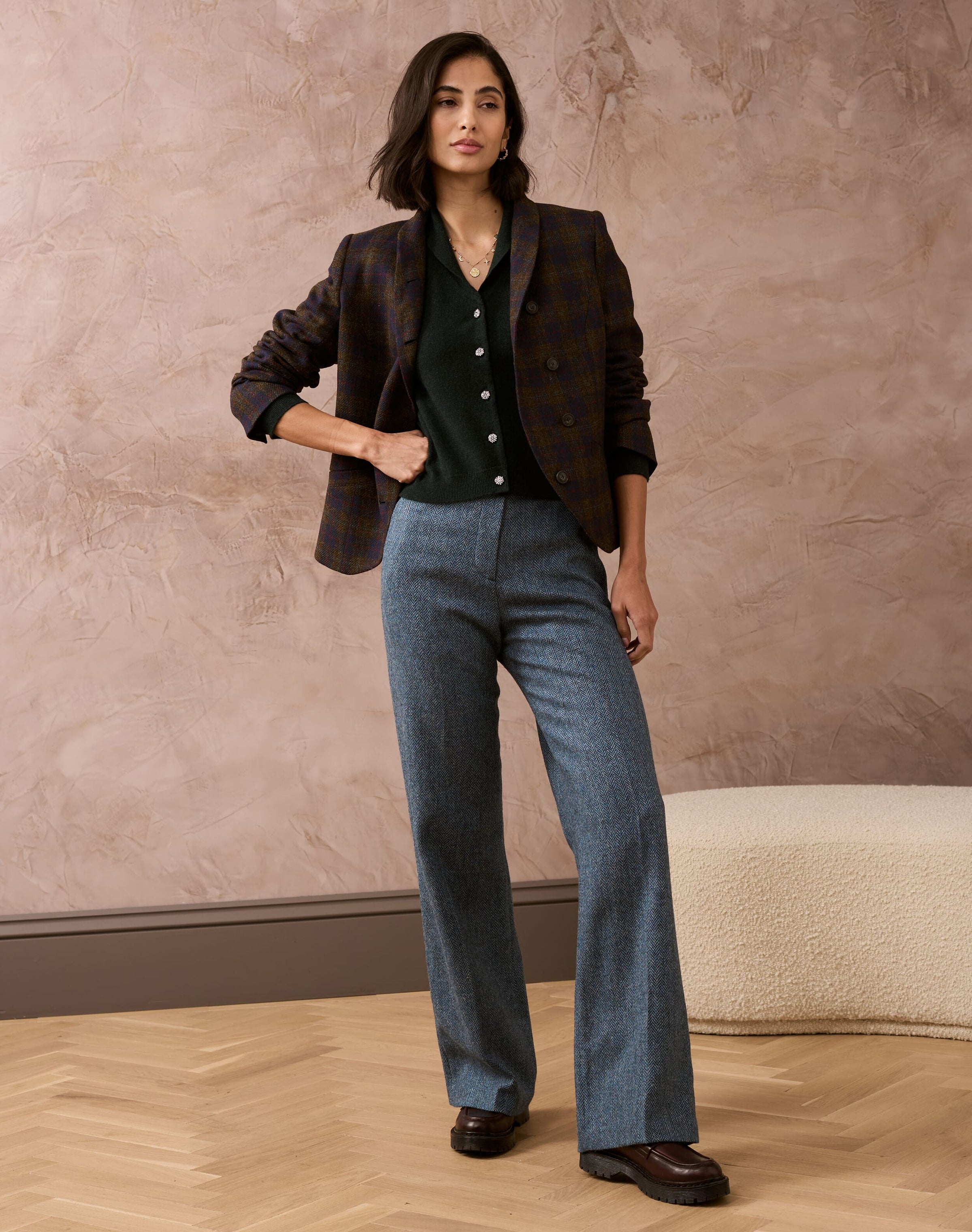 Cashmere Collared Cardigan