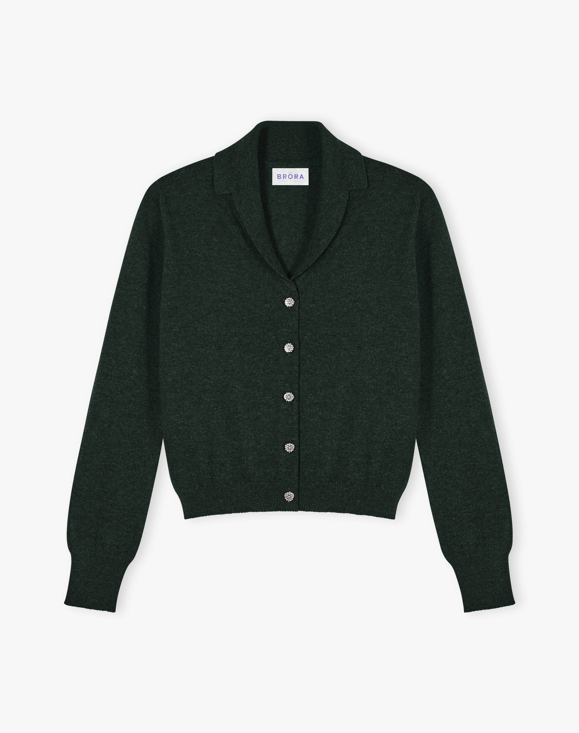 Cashmere Collared Cardigan